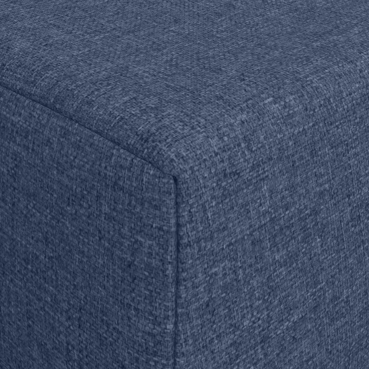 vidaXL Κρεβάτι Καναπέ Αναδιπλούμενο Μπλε 200 x 70 x 15 εκ. Ύφασμα