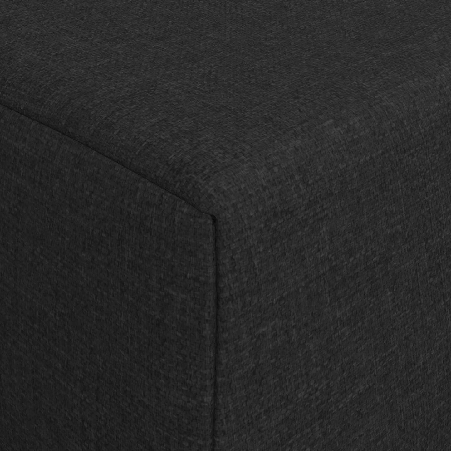 vidaXL Κρεβάτι Καναπέ Αναδιπλούμενο Μαύρο 200 x 70 x 10 εκ. Ύφασμα