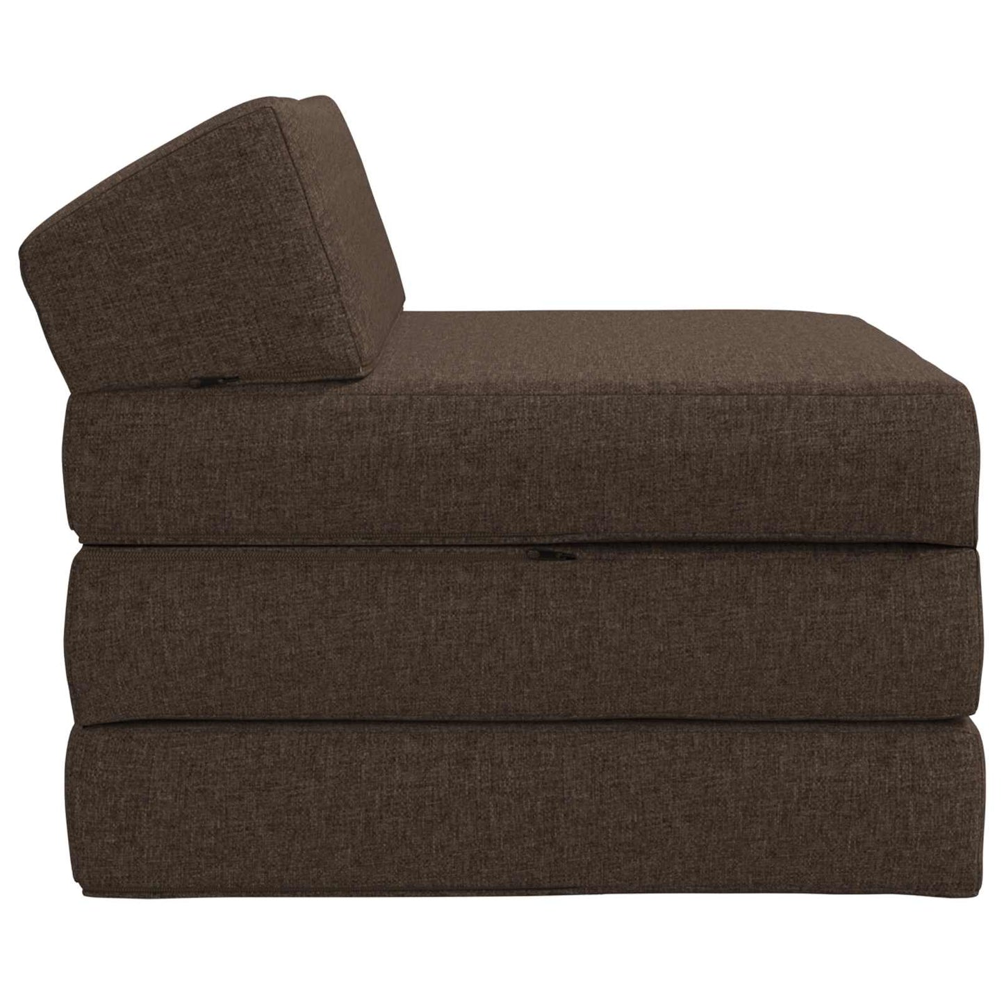 vidaXL Κρεβάτι Καναπέ Αναδιπλούμενο Taupe 200 x 70 x 10 εκ. Ύφασμα