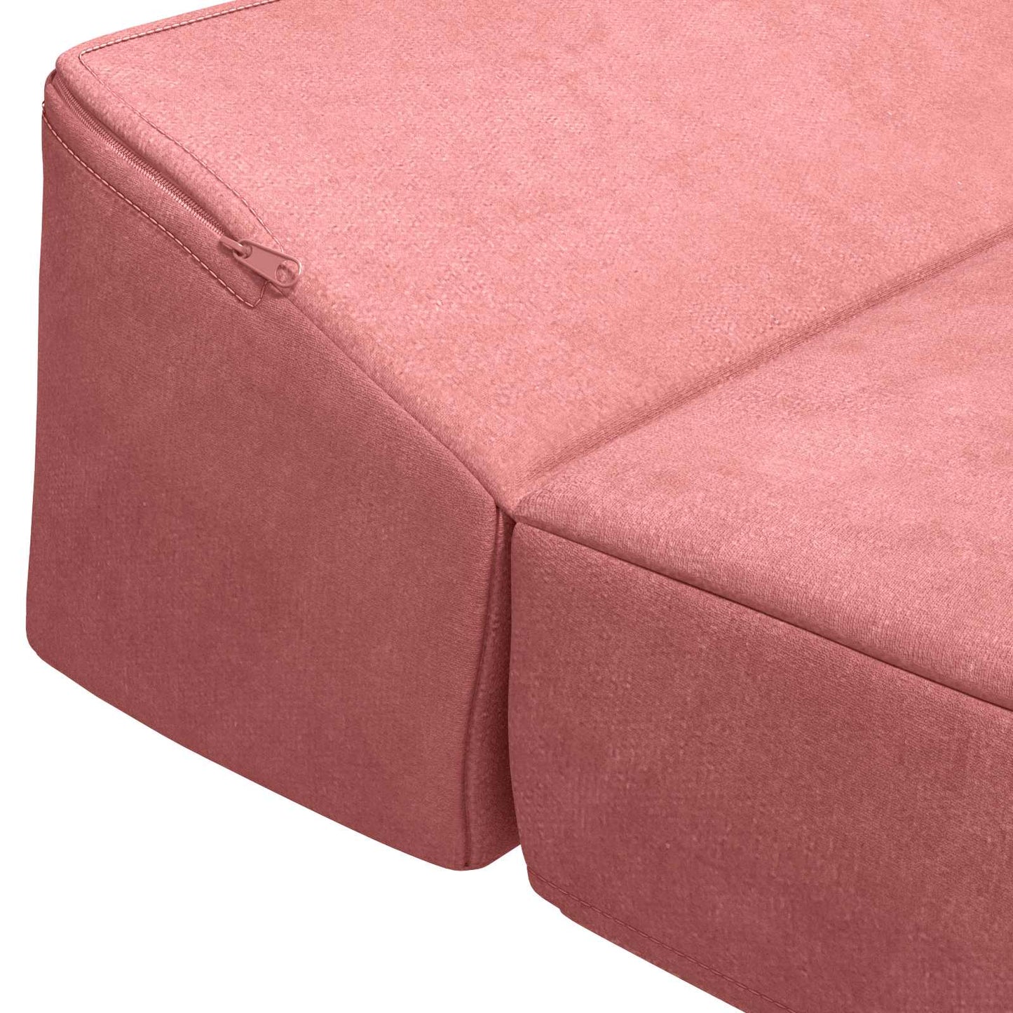 vidaXL Κρεβάτι Καναπέ Αναδιπλούμενο Ροζ 200 x 70 x 10 εκ. Βελούδο
