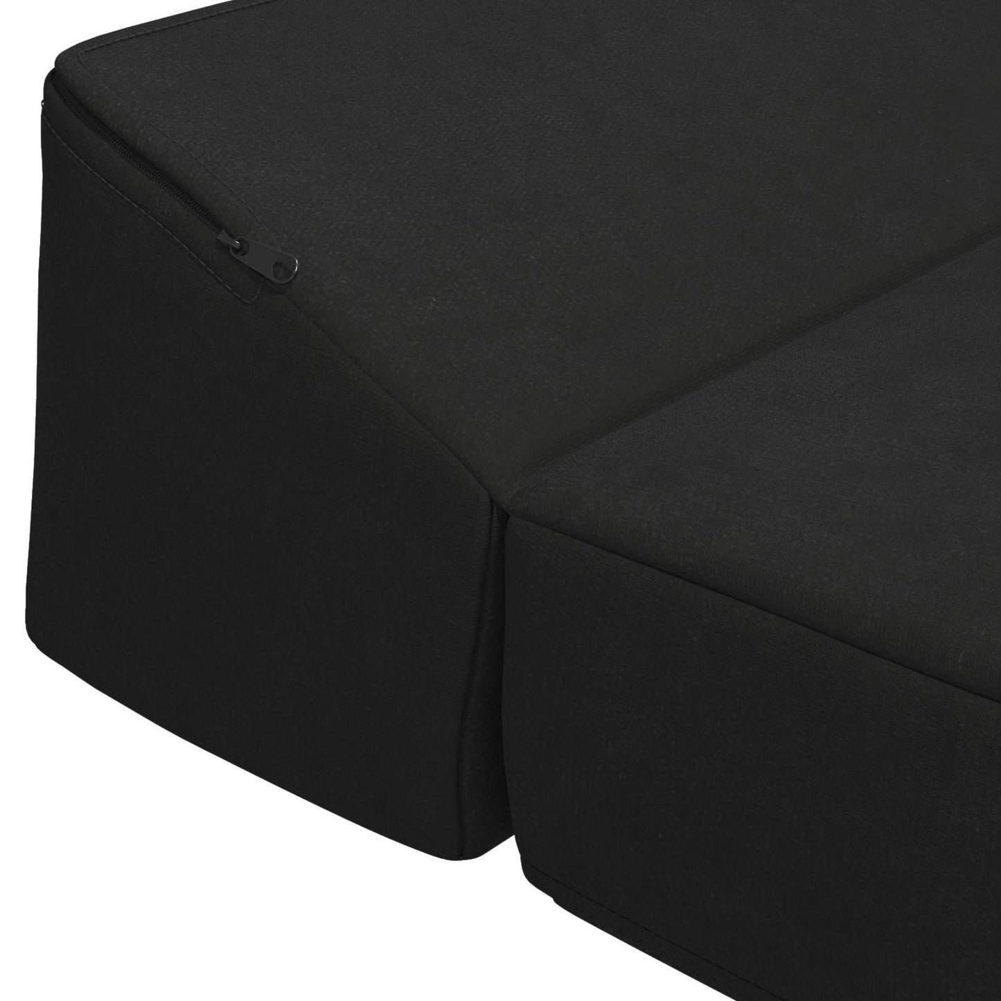 vidaXL Κρεβάτι Καναπέ Αναδιπλούμενο Μαύρο 200 x 70 x 10 εκ. Βελούδο