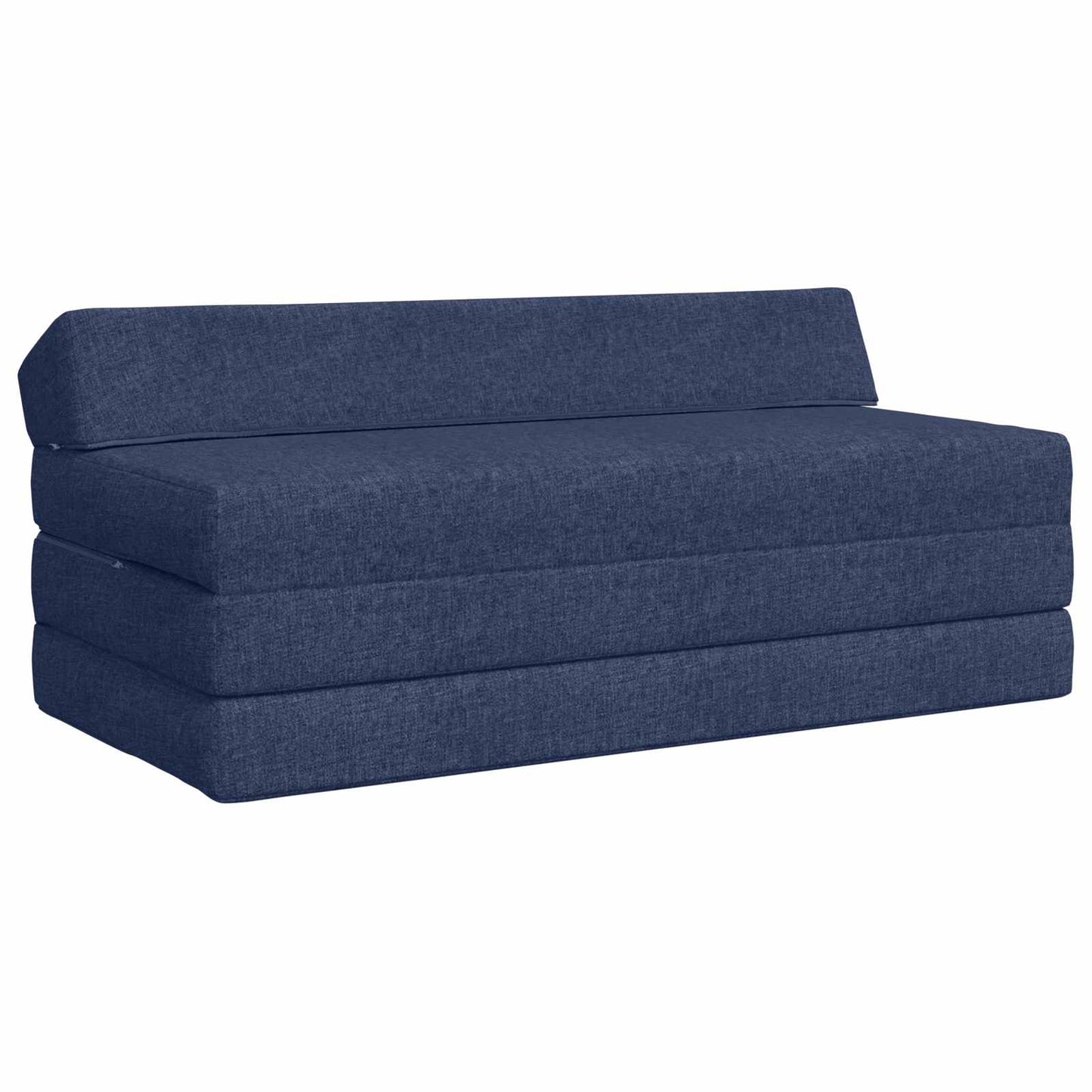 vidaXL Κρεβάτι Καναπέ Αναδιπλούμενο Μπλε 120 x 60 x 49 εκ Ύφασμα