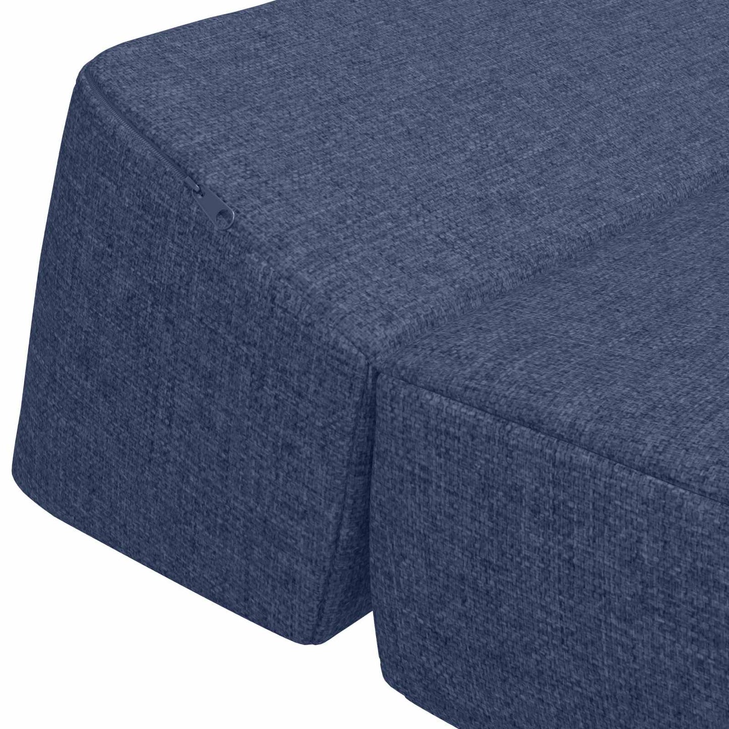 vidaXL Κρεβάτι Καναπέ Αναδιπλούμενο Μπλε 60 x 70 x 41 εκ Ύφασμα