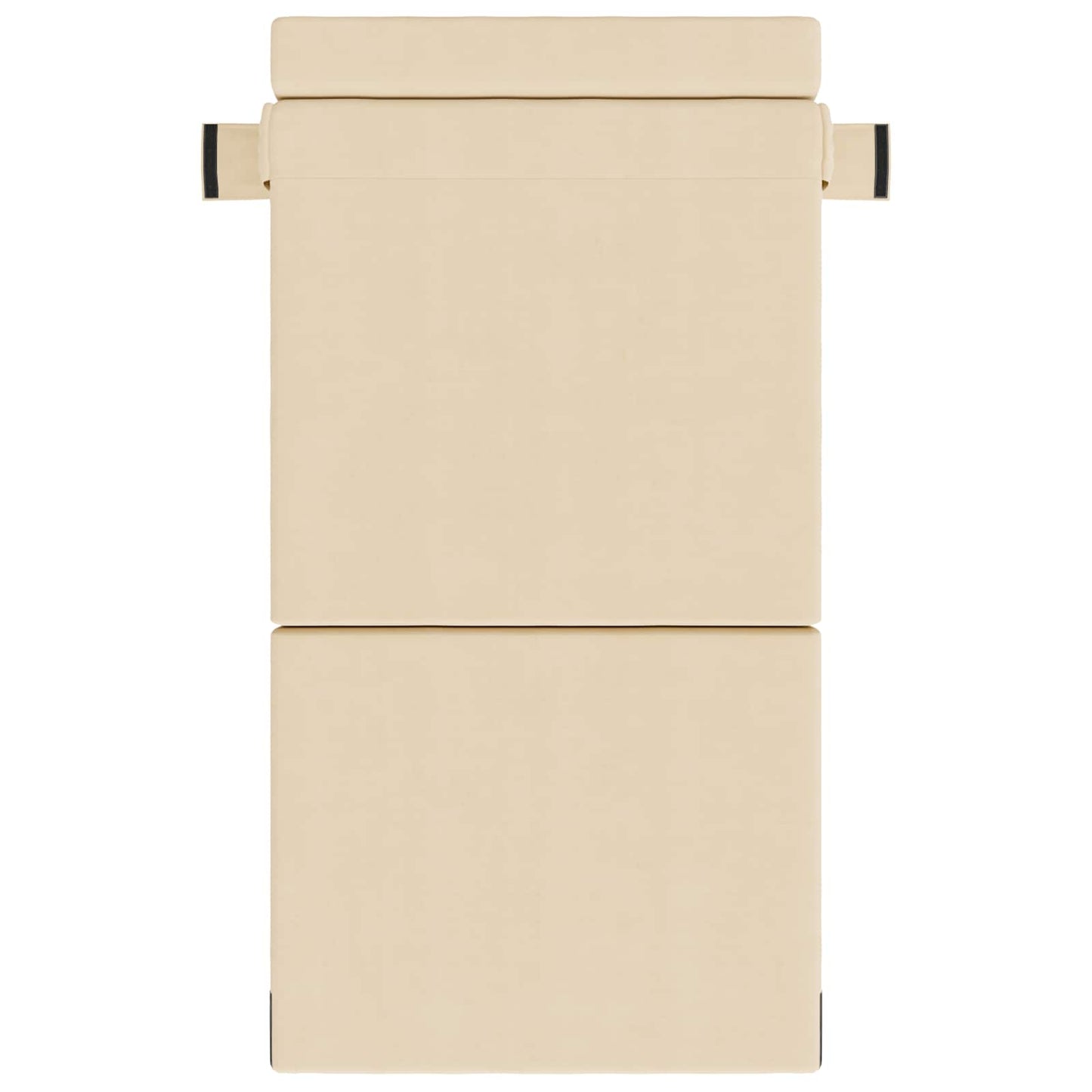 vidaXL Κρεβάτι Καναπέ Αναδιπλούμενο Κρεμ 70 x 80 x 60 εκ. Ύφασμα
