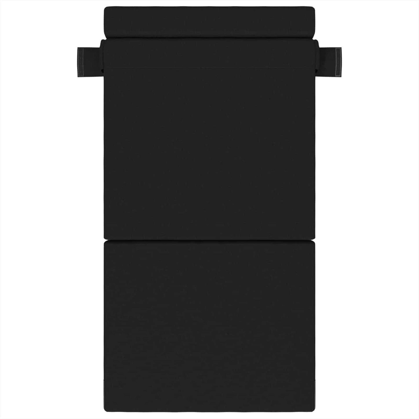 vidaXL Κρεβάτι Καναπέ Αναδιπλούμενο Μαύρο 100 x 80 x 60 εκ. Ύφασμα