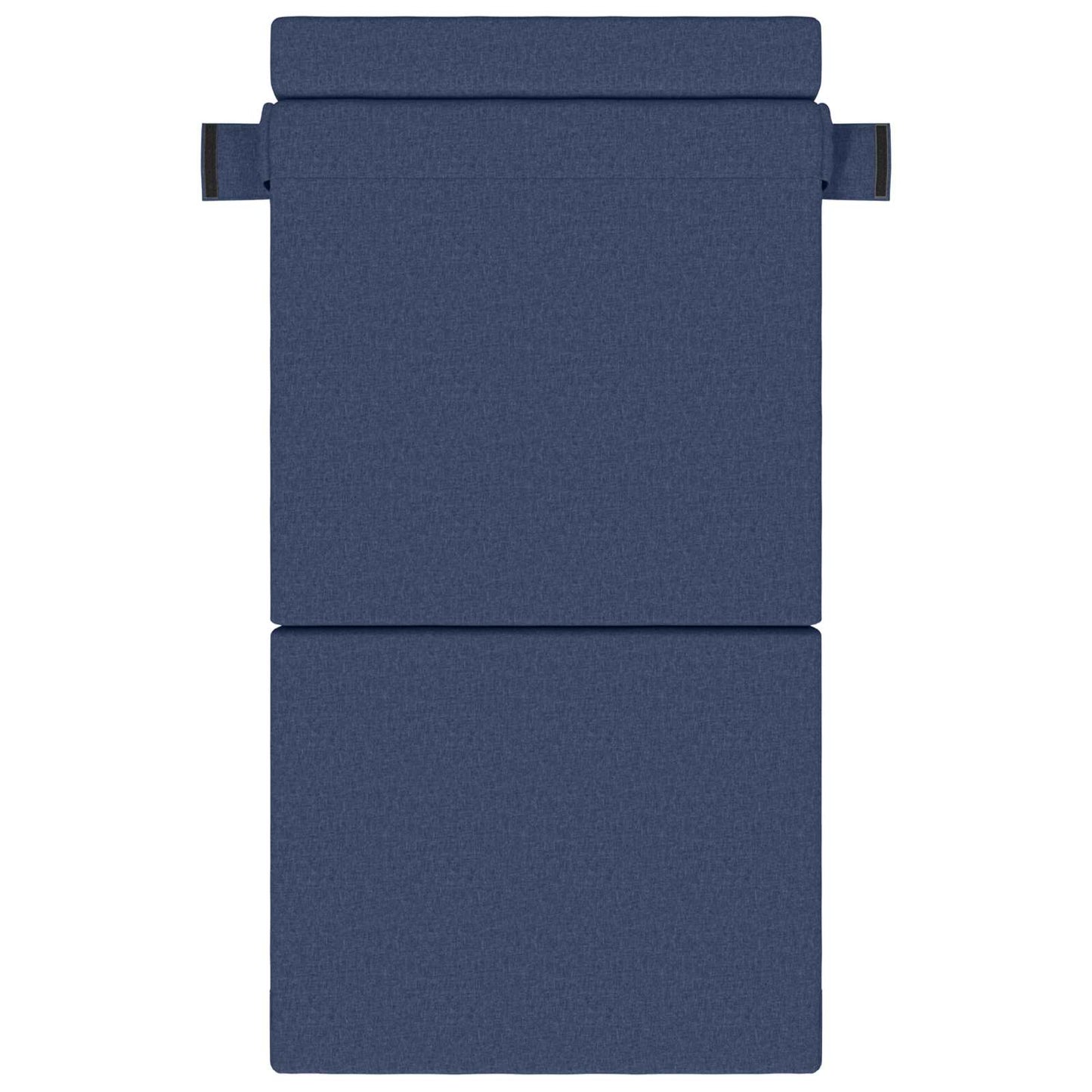 vidaXL Κρεβάτι Καναπέ Αναδιπλούμενο Μπλε 100 x 80 x 60 εκ. Ύφασμα