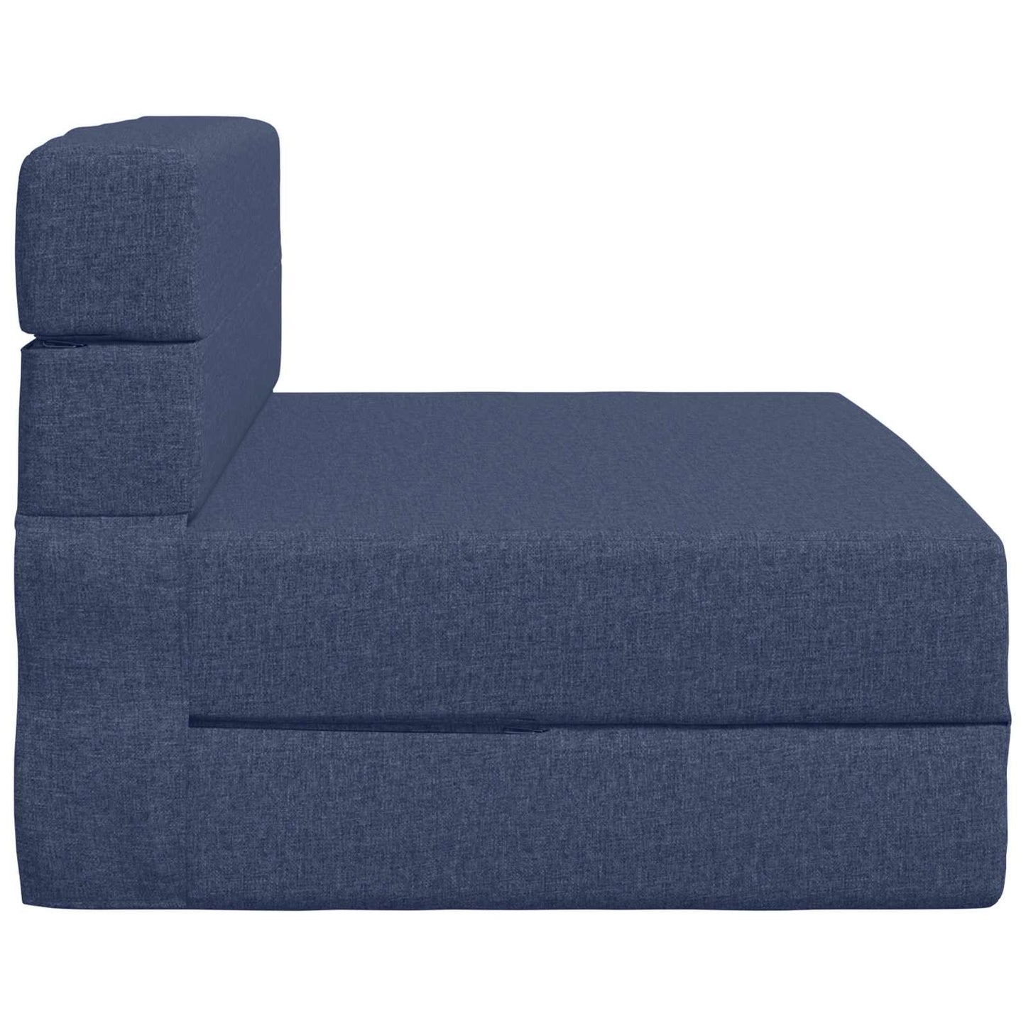 vidaXL Κρεβάτι Καναπέ Αναδιπλούμενο Μπλε 100 x 80 x 60 εκ. Ύφασμα