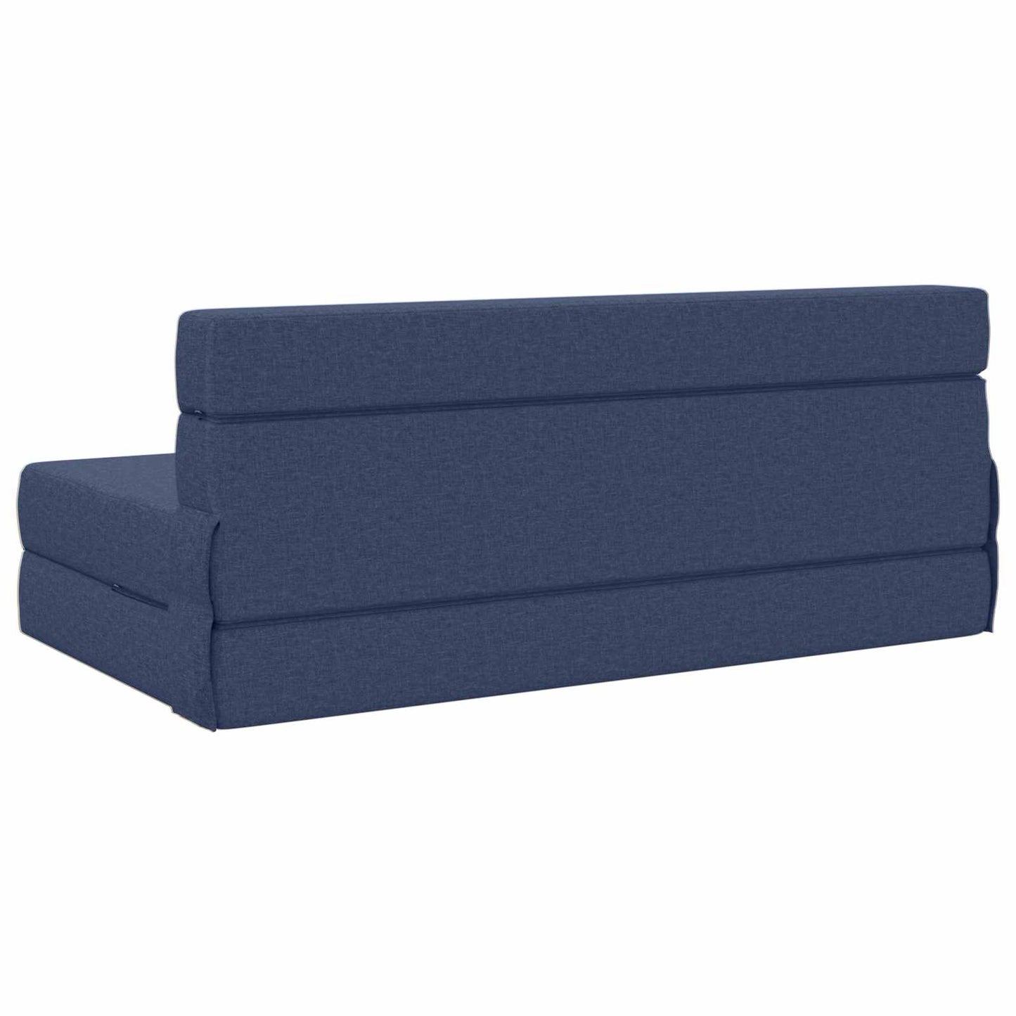 vidaXL Κρεβάτι Καναπέ Αναδιπλούμενο Μπλε 152 x 86,5 x 60 εκ. Ύφασμα