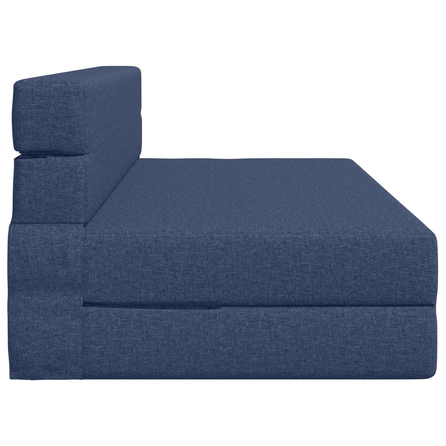 vidaXL Κρεβάτι Καναπέ Αναδιπλούμενο Μπλε 152 x 86,5 x 60 εκ. Ύφασμα