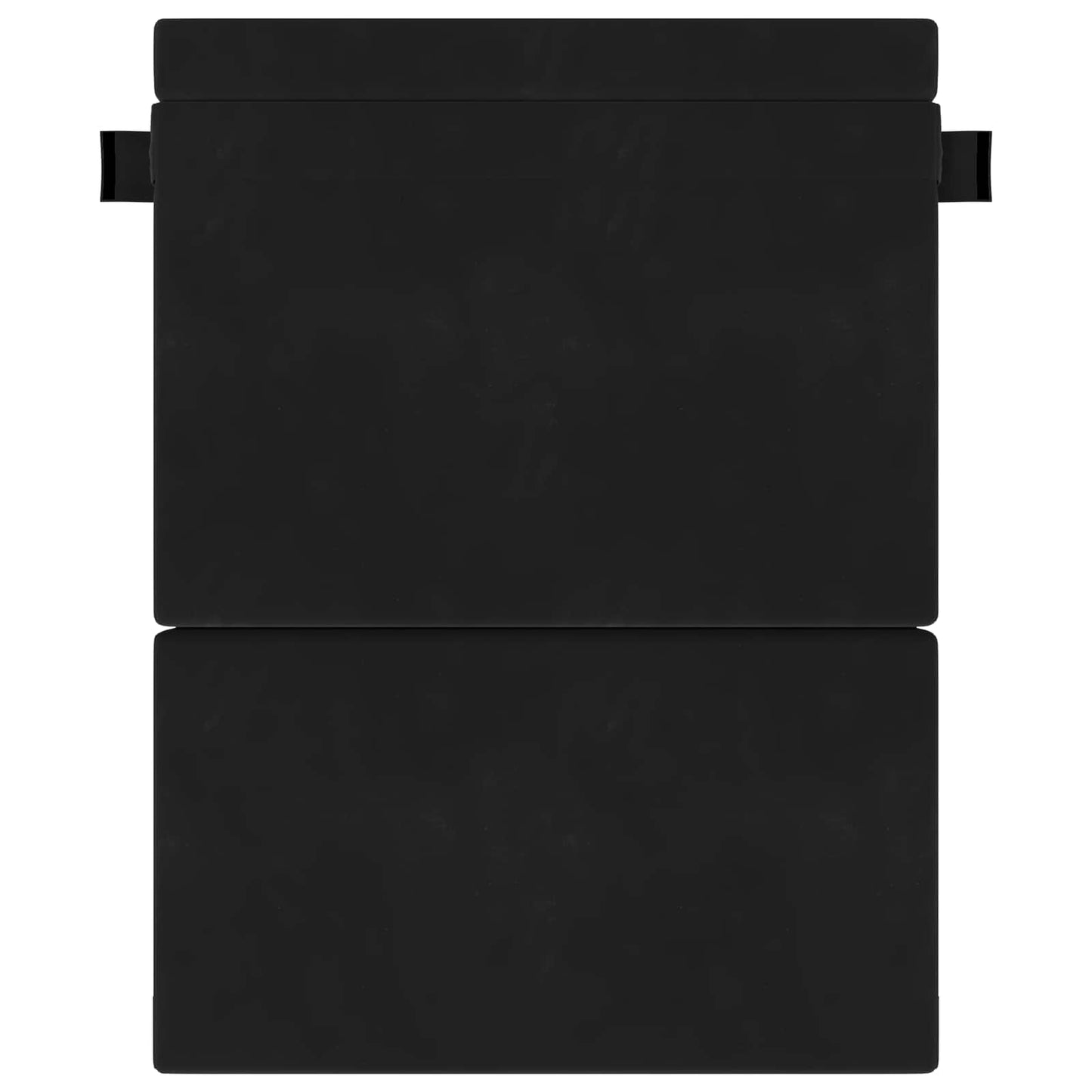 vidaXL Κρεβάτι Καναπέ Αναδιπλούμενο Μαύρο 152 x 86,5 x 60 εκ. Ύφασμα