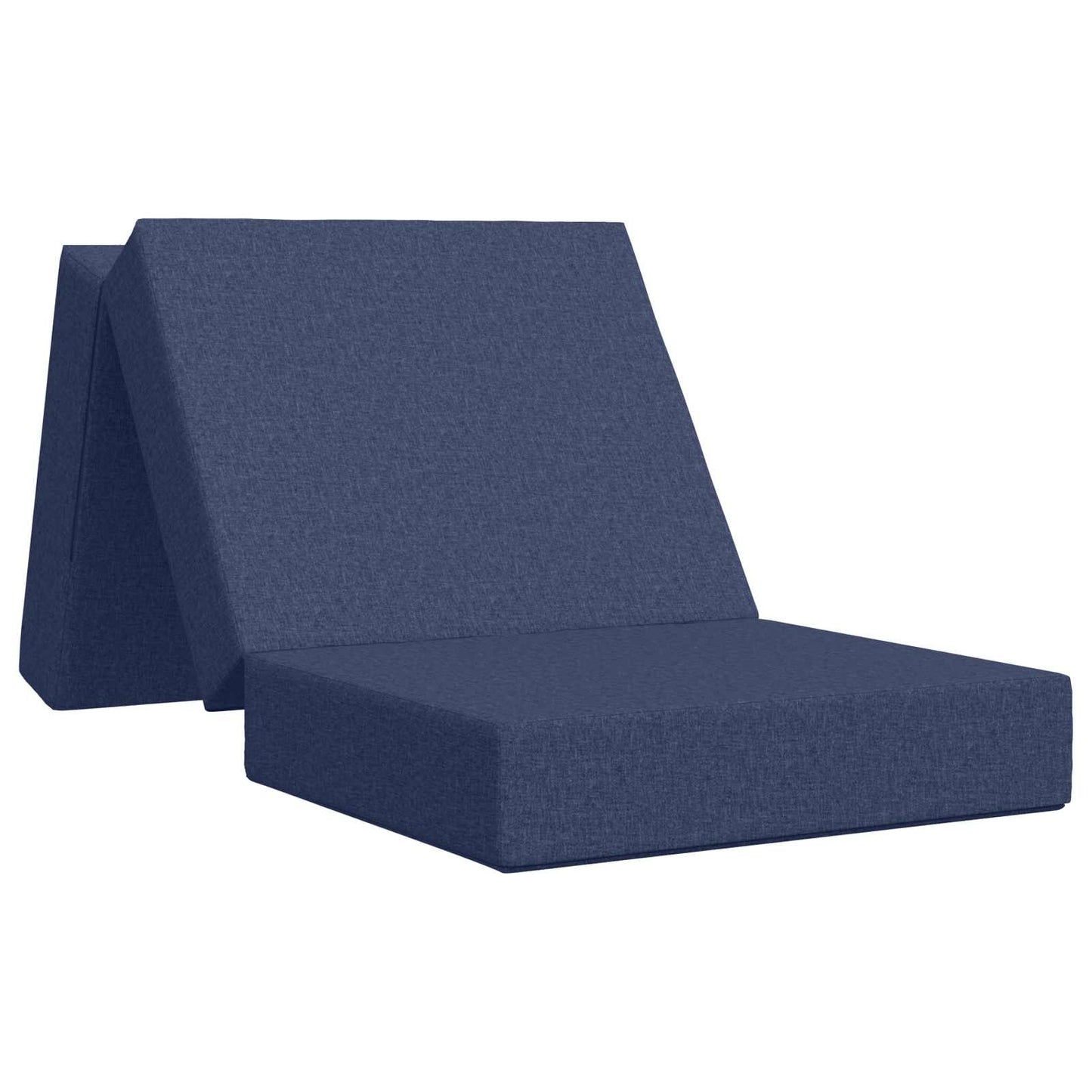 vidaXL Κρεβάτι Καναπέ Αναδιπλούμενο 190 x 75 x 15 cm Μπλε