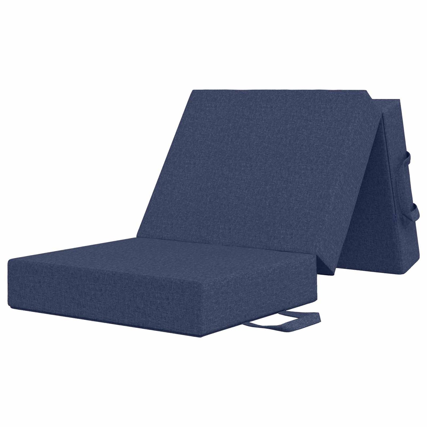 vidaXL Κρεβάτι Καναπέ Αναδιπλούμενο 190 x 75 x 15 cm Μπλε