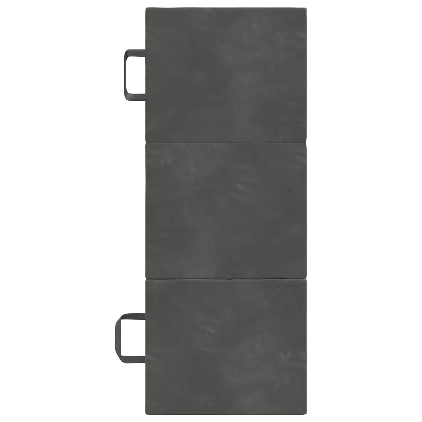 vidaXL Κρεβάτι Καναπέ Αναδιπλούμενο 190 x 75 x 15 cm Σκούρο Γκρι