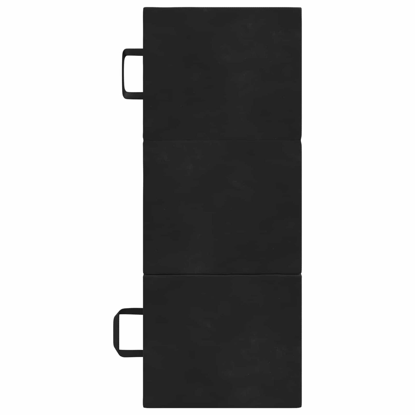 vidaXL Κρεβάτι Καναπέ Αναδιπλούμενο 190 x 75 x 15 cm Μαύρο