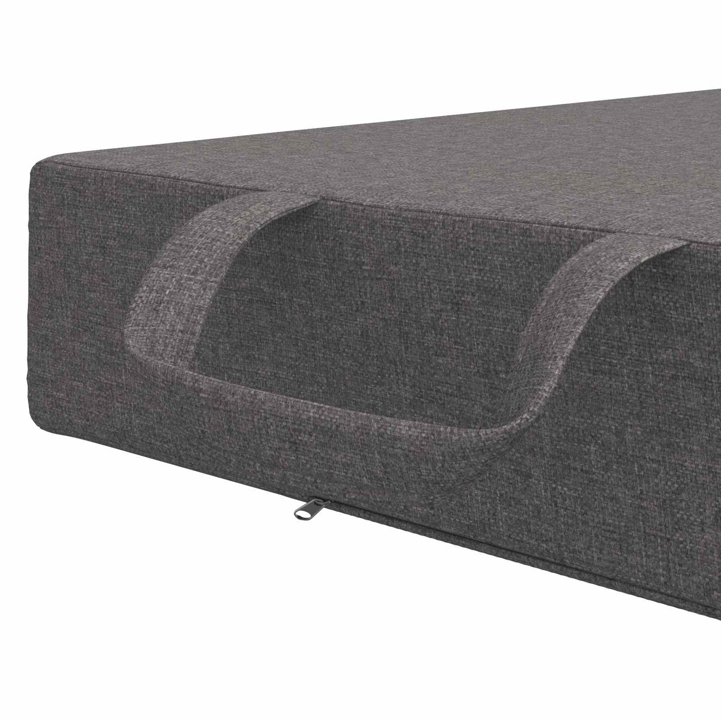vidaXL Κρεβάτι Καναπέ Αναδιπλούμενο 190 x 90 x 15 cm Ανοιχτό γκρι