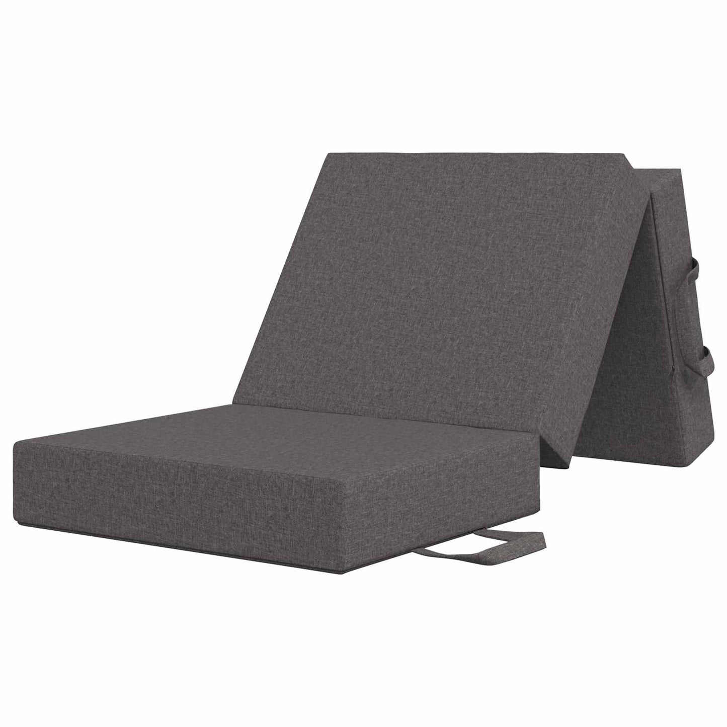 vidaXL Κρεβάτι Καναπέ Αναδιπλούμενο 190 x 90 x 15 cm Ανοιχτό γκρι