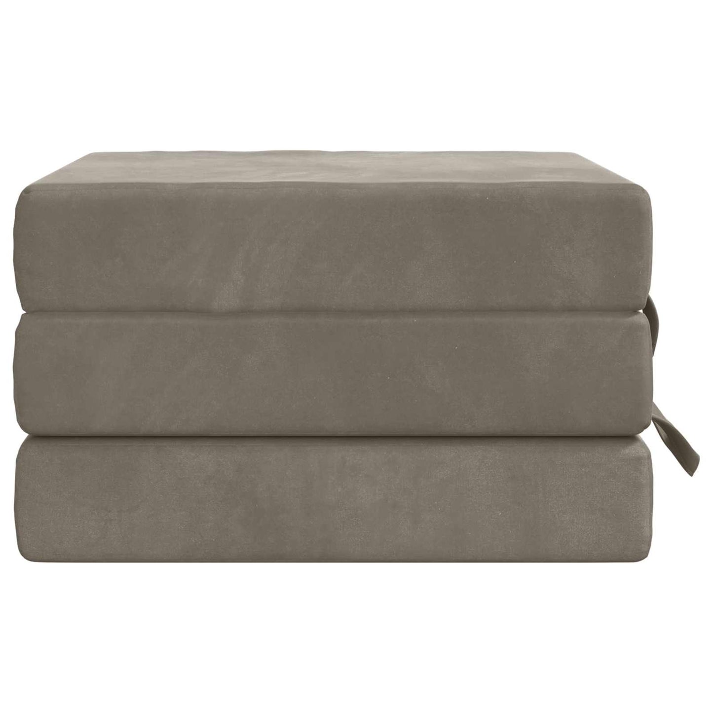 vidaXL Κρεβάτι Καναπέ Αναδιπλούμενο 190 x 90 x 15 cm Ανοιχτό γκρι