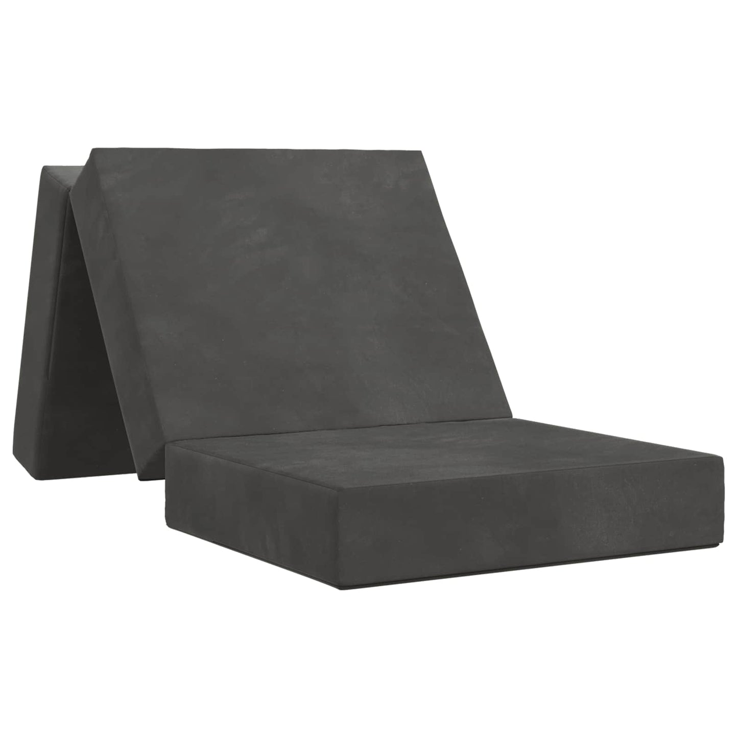 vidaXL Κρεβάτι Καναπέ Αναδιπλούμενο 190 x 90 x 15 cm Σκούρο Γκρι