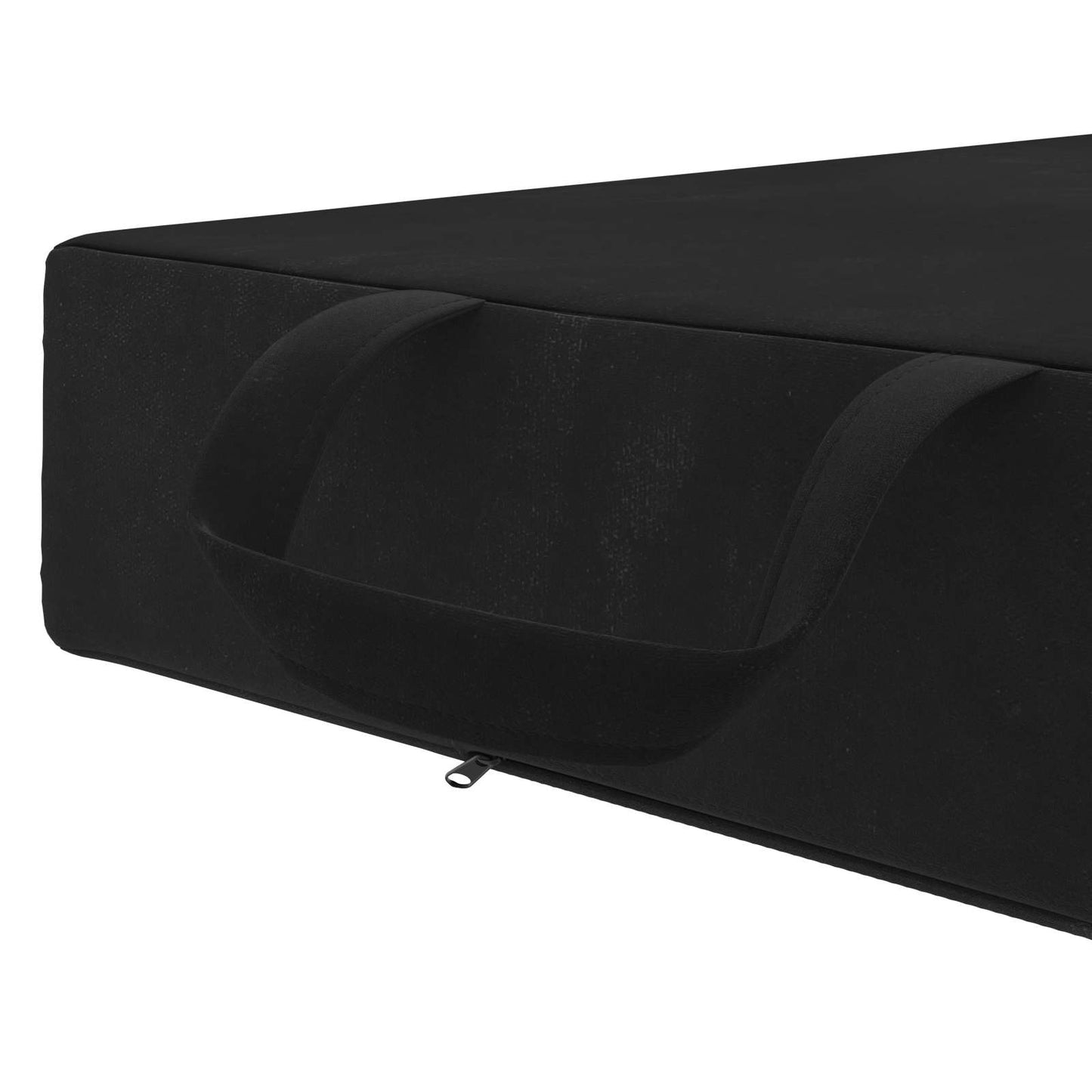 vidaXL Κρεβάτι Καναπέ Αναδιπλούμενο 190 x 90 x 15 cm Μαύρο