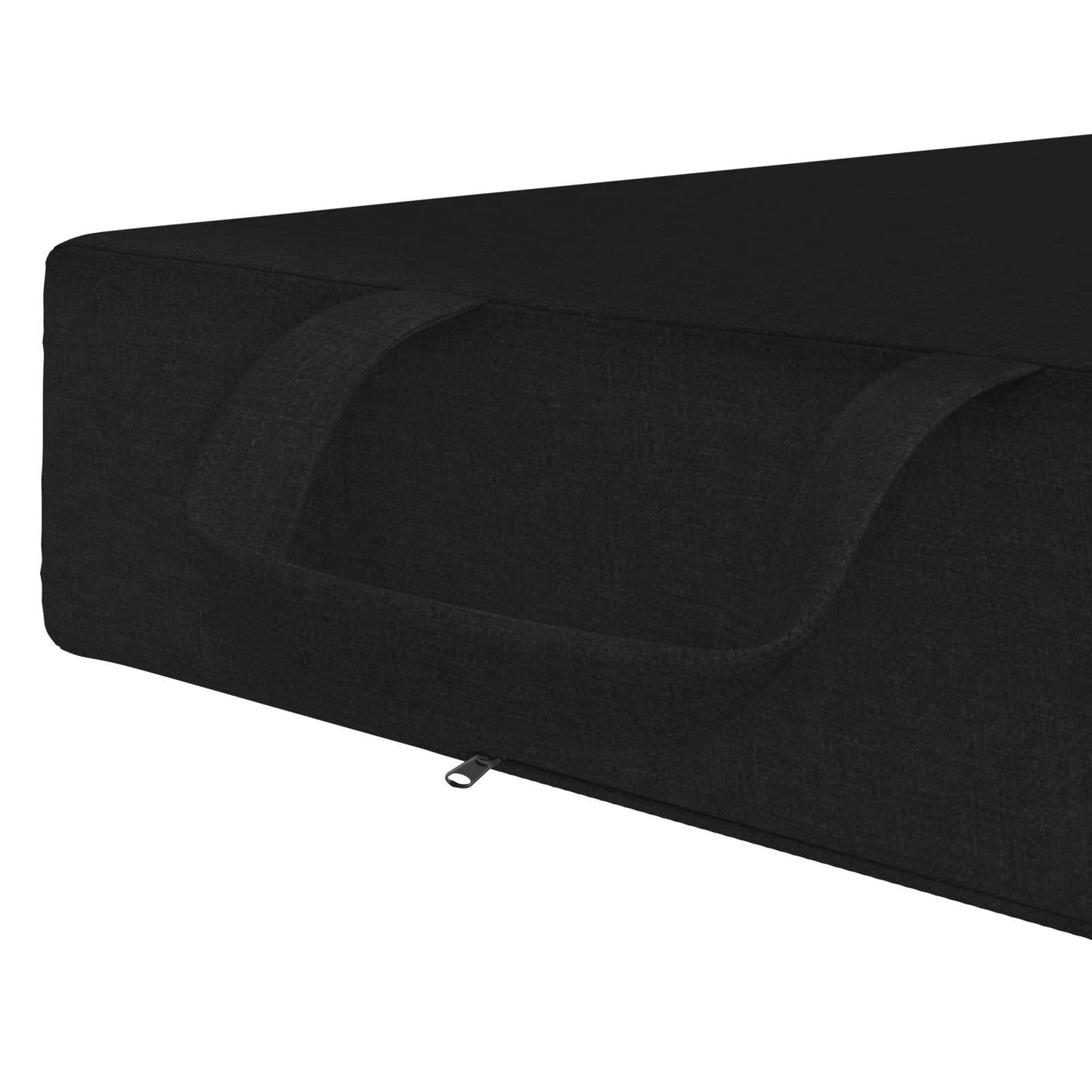 vidaXL Κρεβάτι Καναπέ Αναδιπλούμενο 75 x 67 x 45 εκ Μαύρο