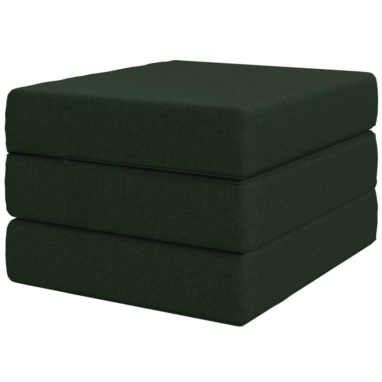 vidaXL Κρεβάτι Καναπέ Αναδιπλούμενο 75 x 67 x 45 cm Σκούρο Πράσινο