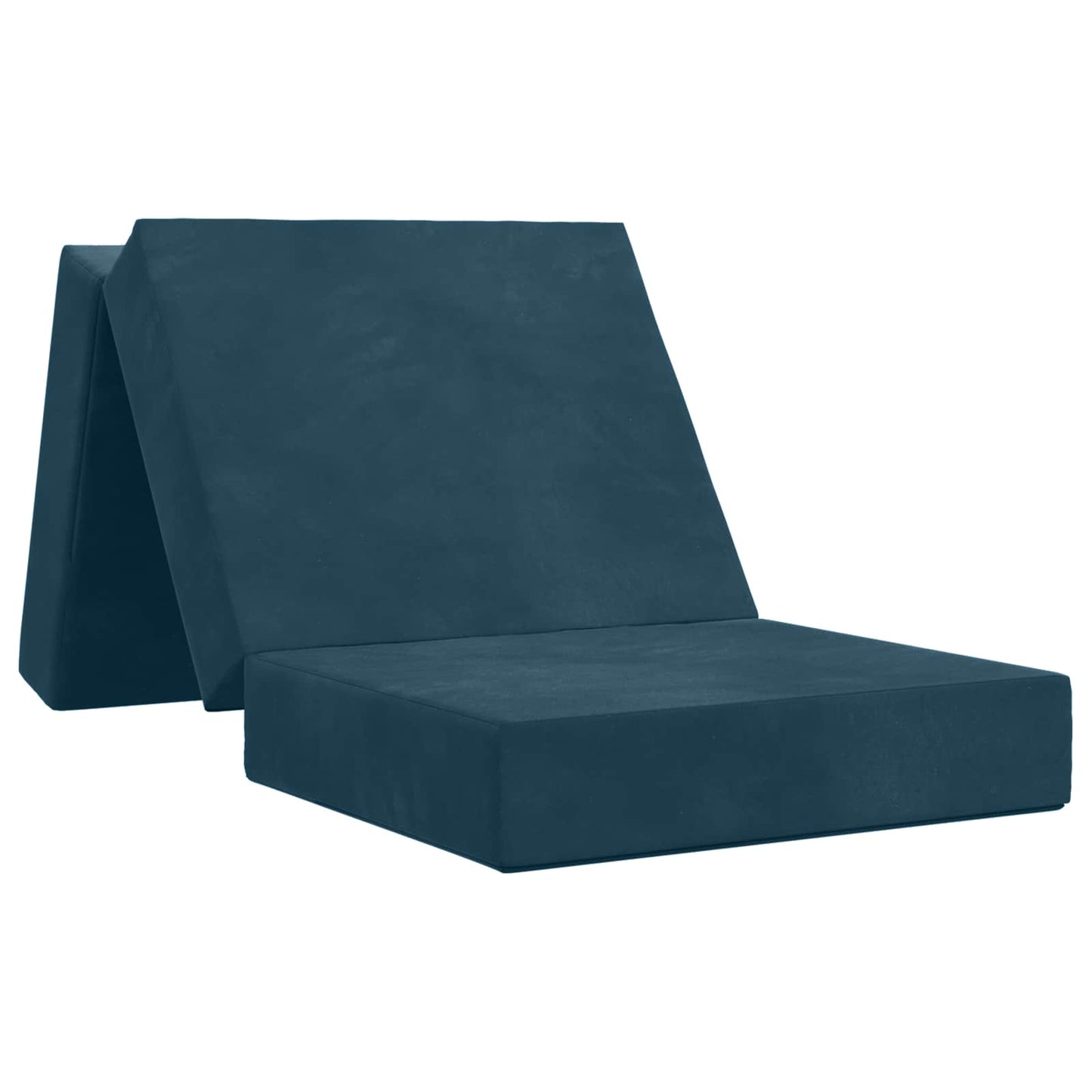 vidaXL Κρεβάτι Καναπέ Αναδιπλούμενο 75 x 67 x 45 cm Μπλε