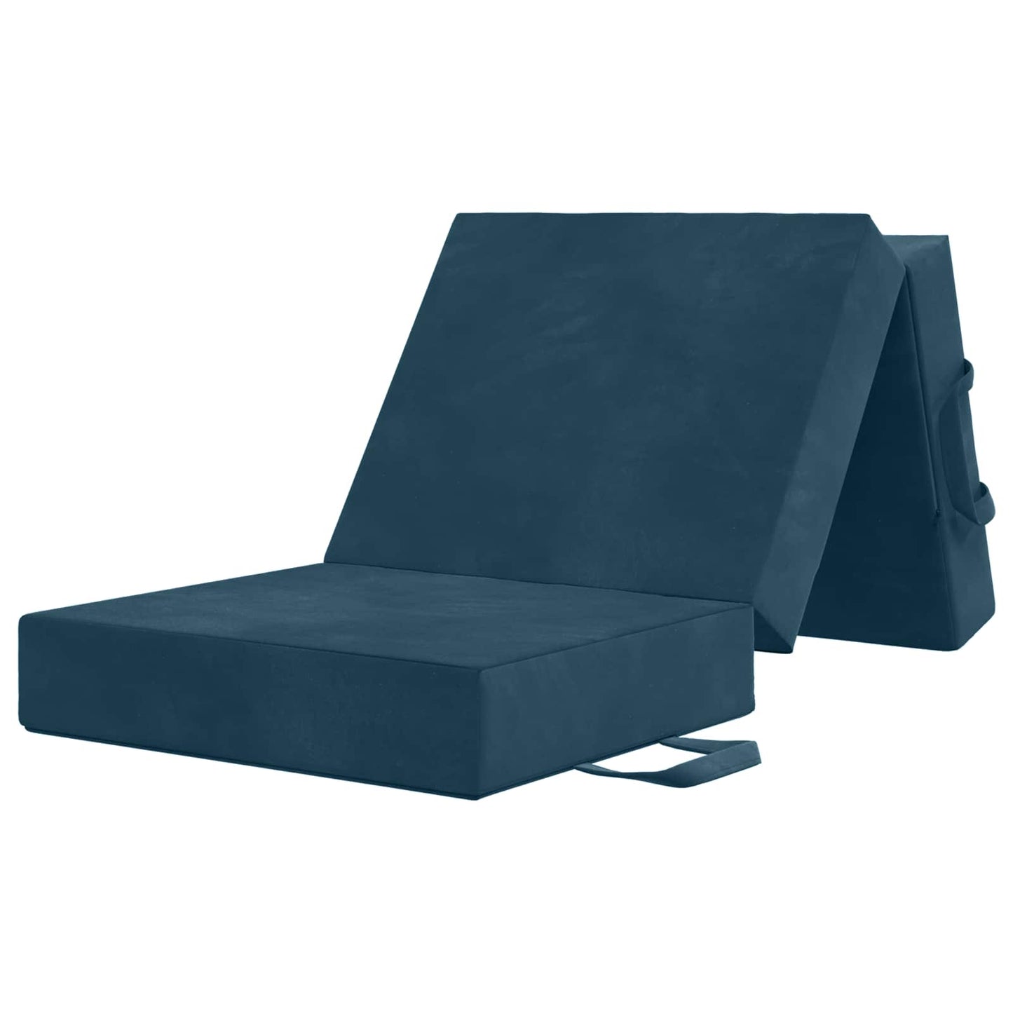 vidaXL Κρεβάτι Καναπέ Αναδιπλούμενο 75 x 67 x 45 cm Μπλε