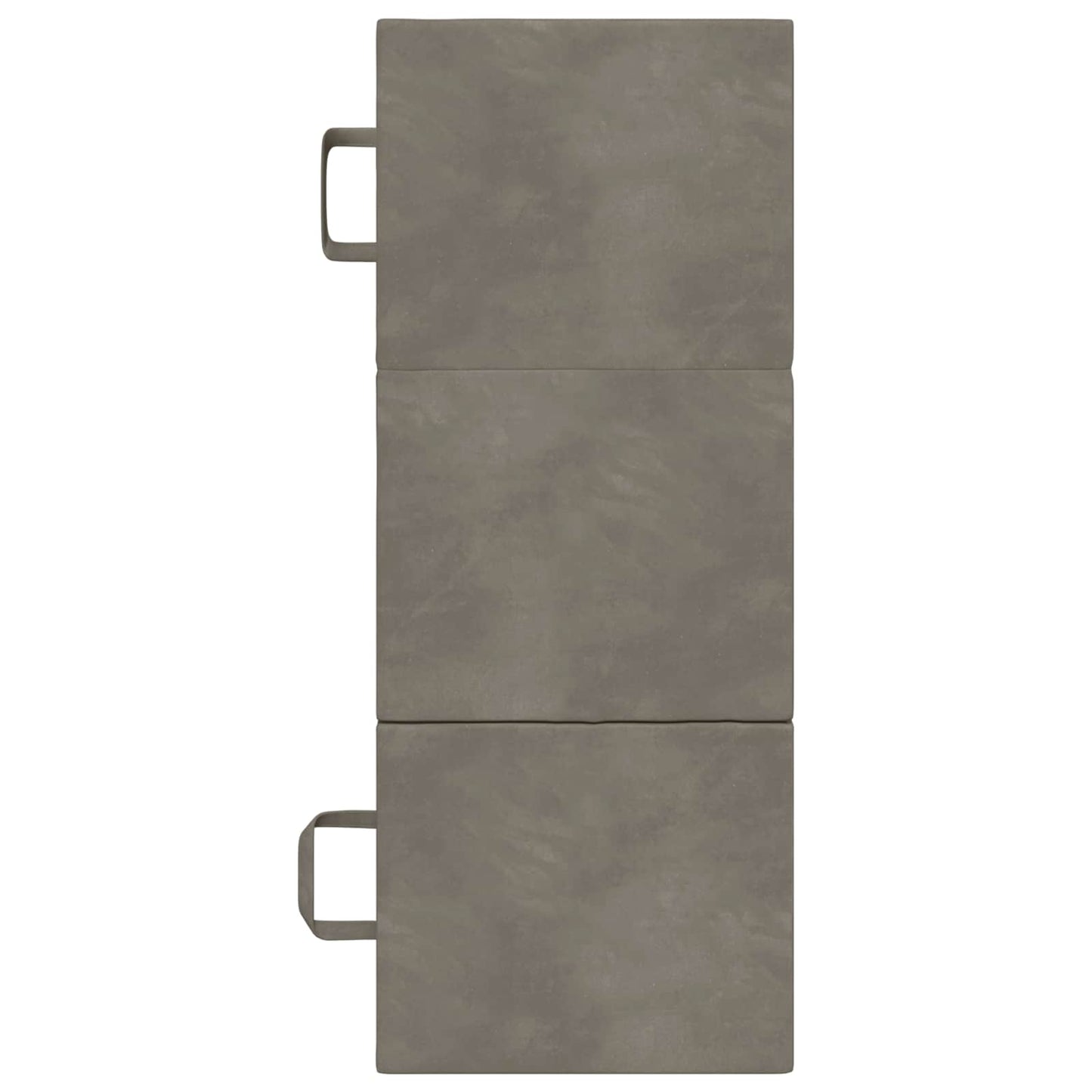 vidaXL Κρεβάτι Καναπέ Αναδιπλούμενο 200 x 75 x 15 cm Ανοιχτό γκρι