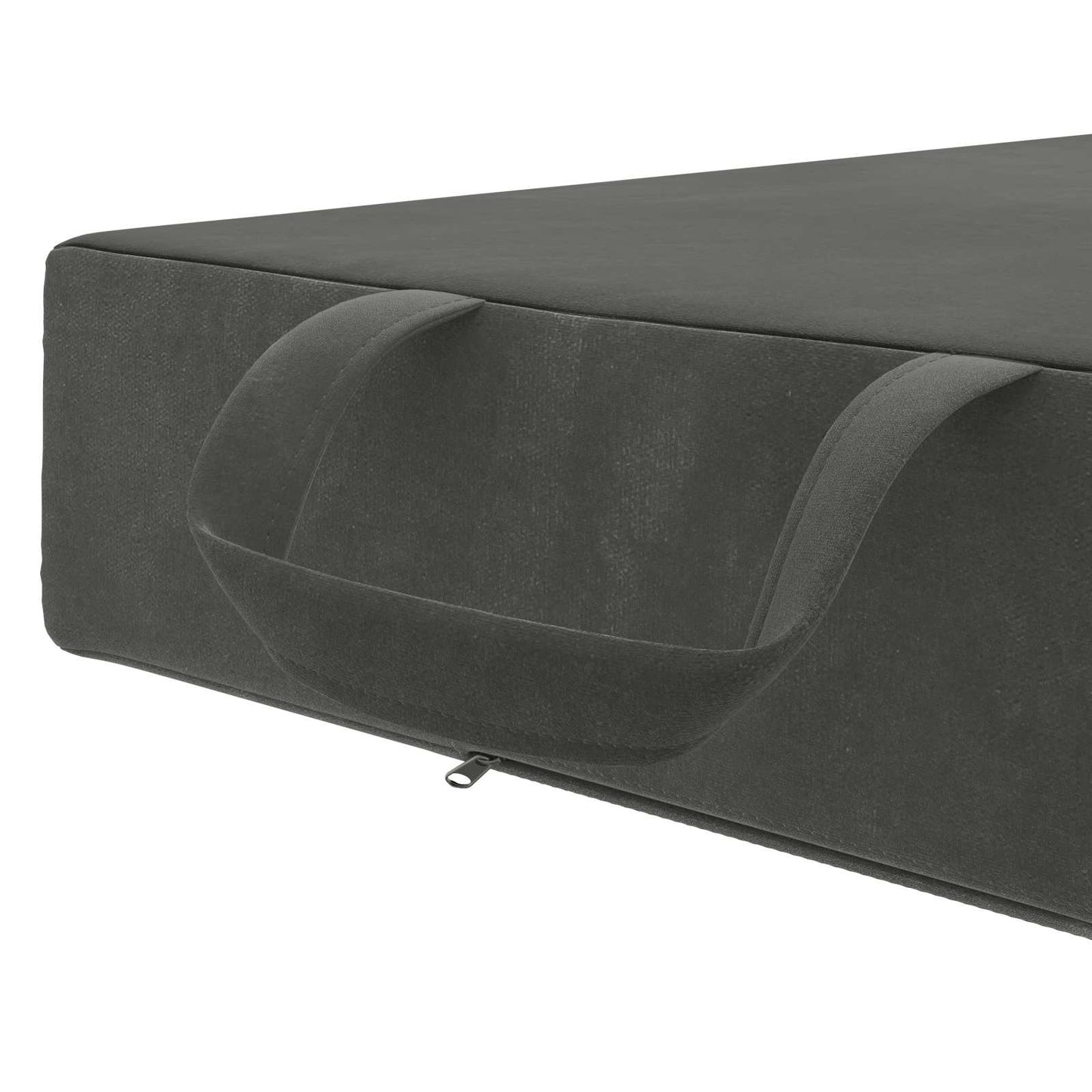vidaXL Κρεβάτι Καναπέ Αναδιπλούμενο 200 x 75 x 15 cm Σκούρο Γκρι