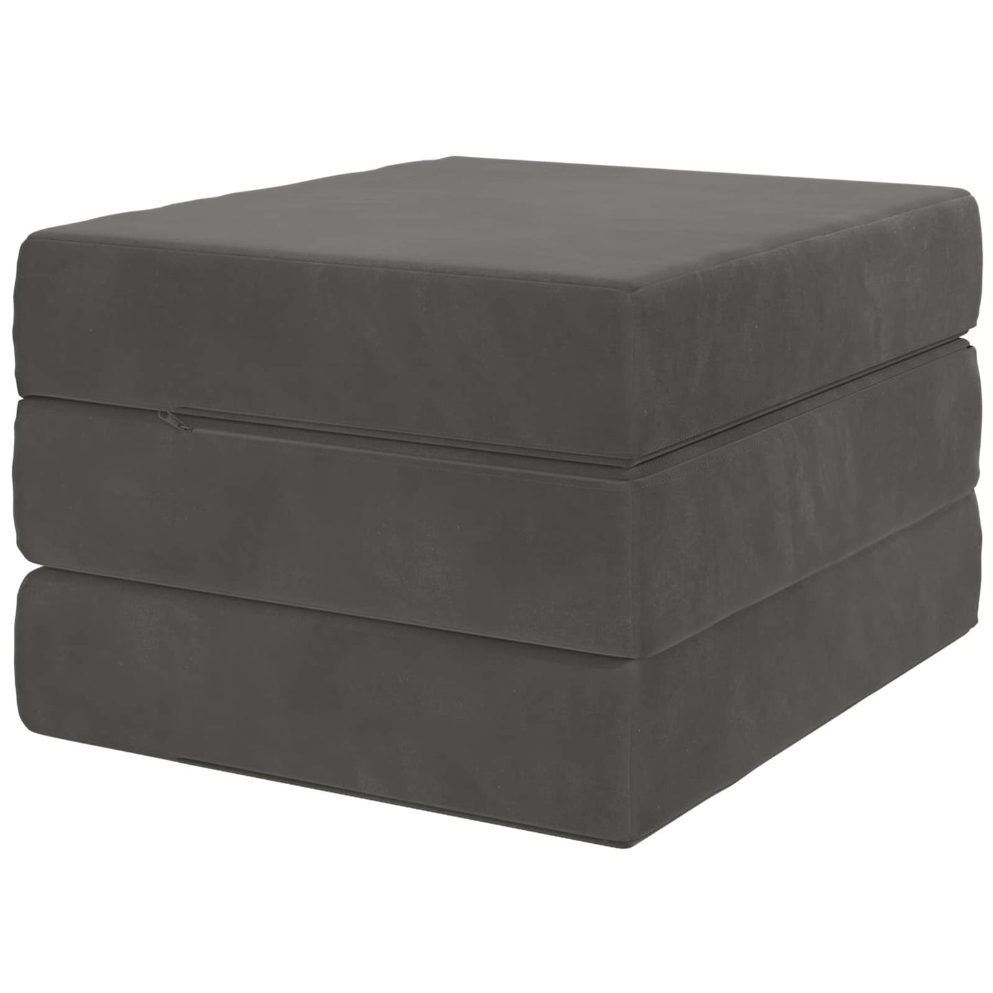 vidaXL Κρεβάτι Καναπέ Αναδιπλούμενο 200 x 75 x 15 cm Σκούρο Γκρι