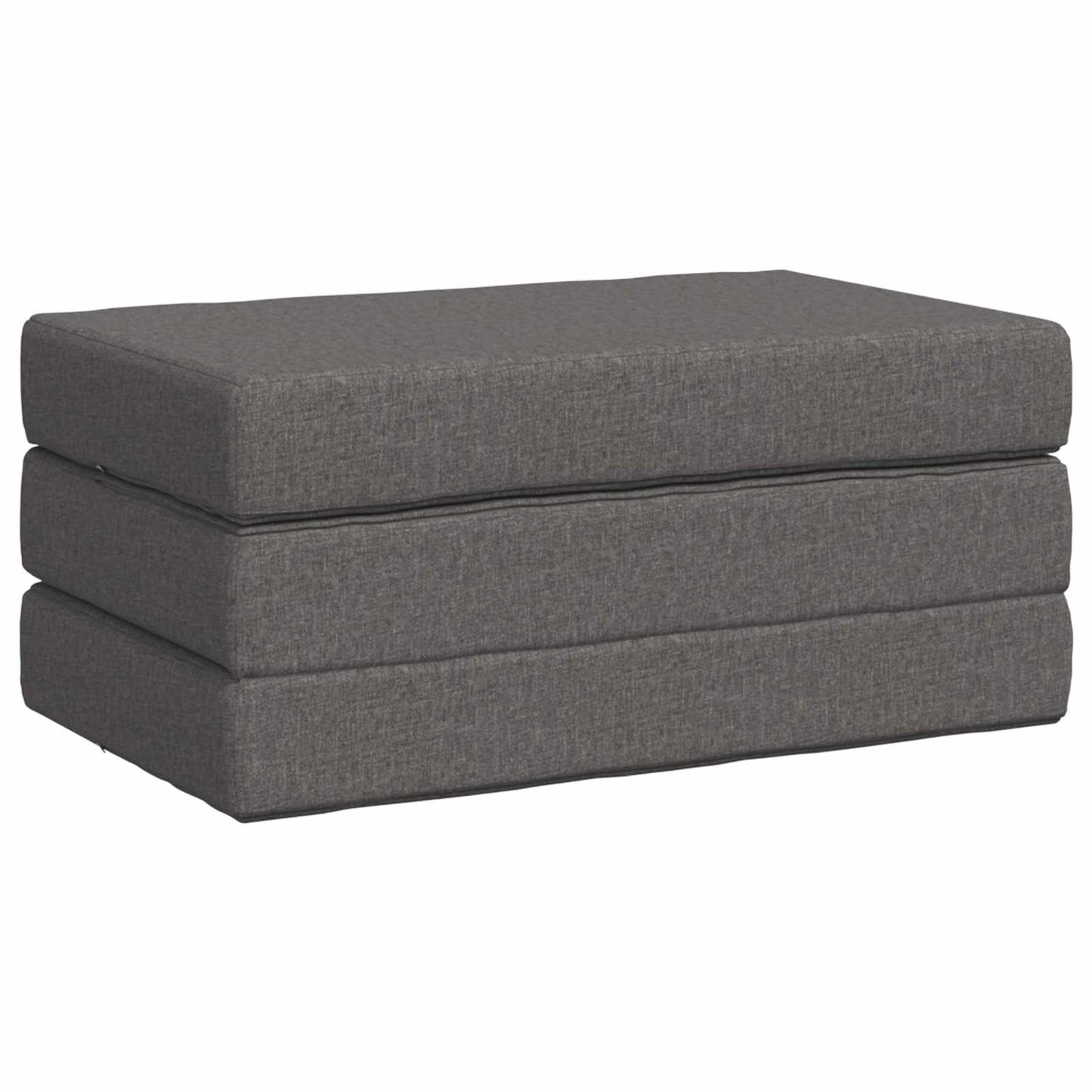 vidaXL Κρεβάτι Καναπέ Αναδιπλούμενο 200 x 80 x 15 cm Ανοιχτό γκρι