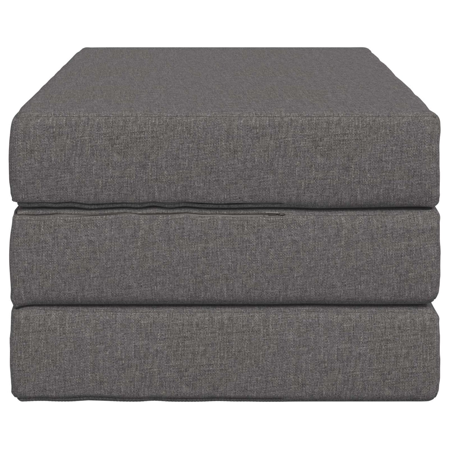 vidaXL Κρεβάτι Καναπέ Αναδιπλούμενο 200 x 80 x 15 cm Ανοιχτό γκρι