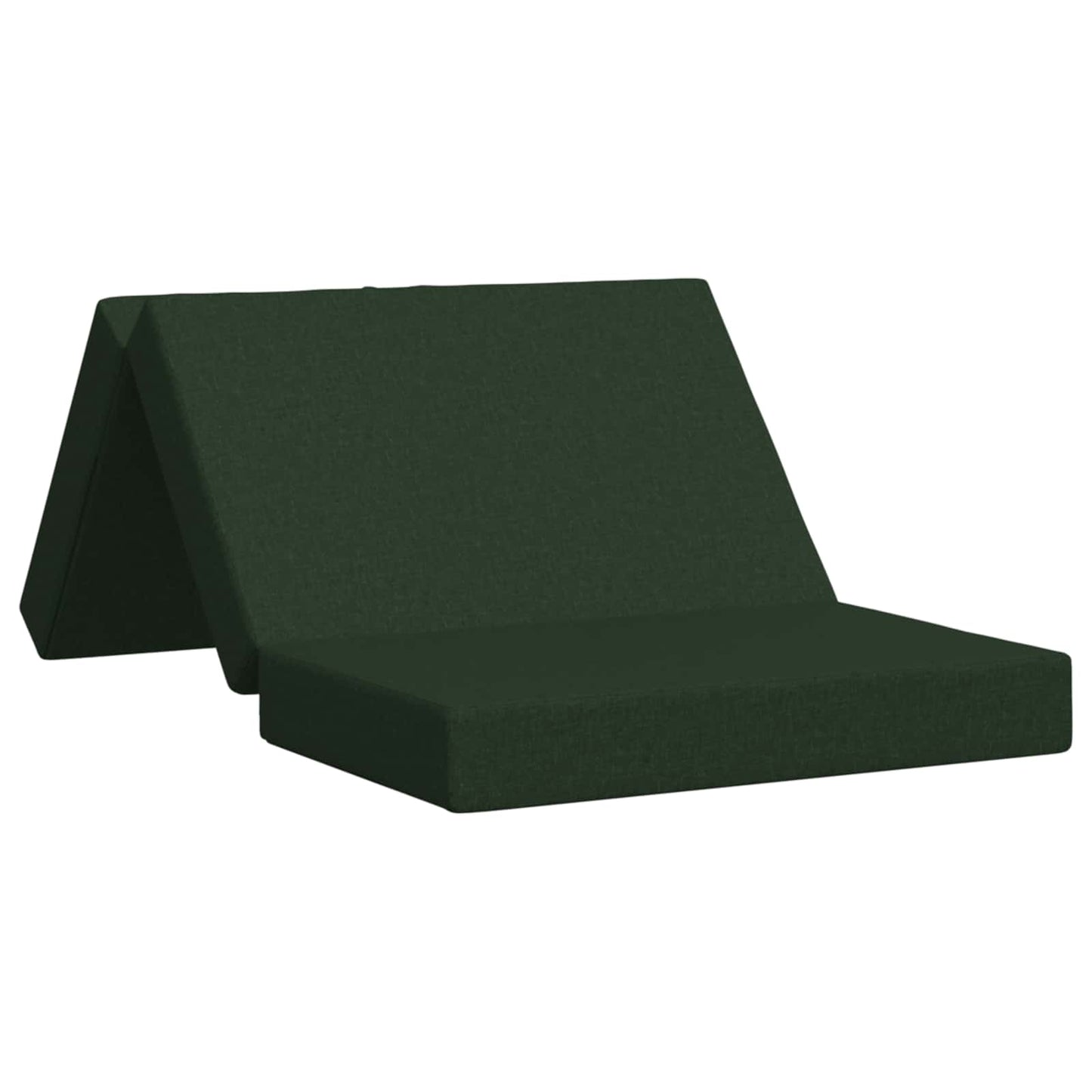 vidaXL Κρεβάτι Καναπέ Αναδιπλούμενο 80 x 67 x 45 cm Σκούρο Πράσινο