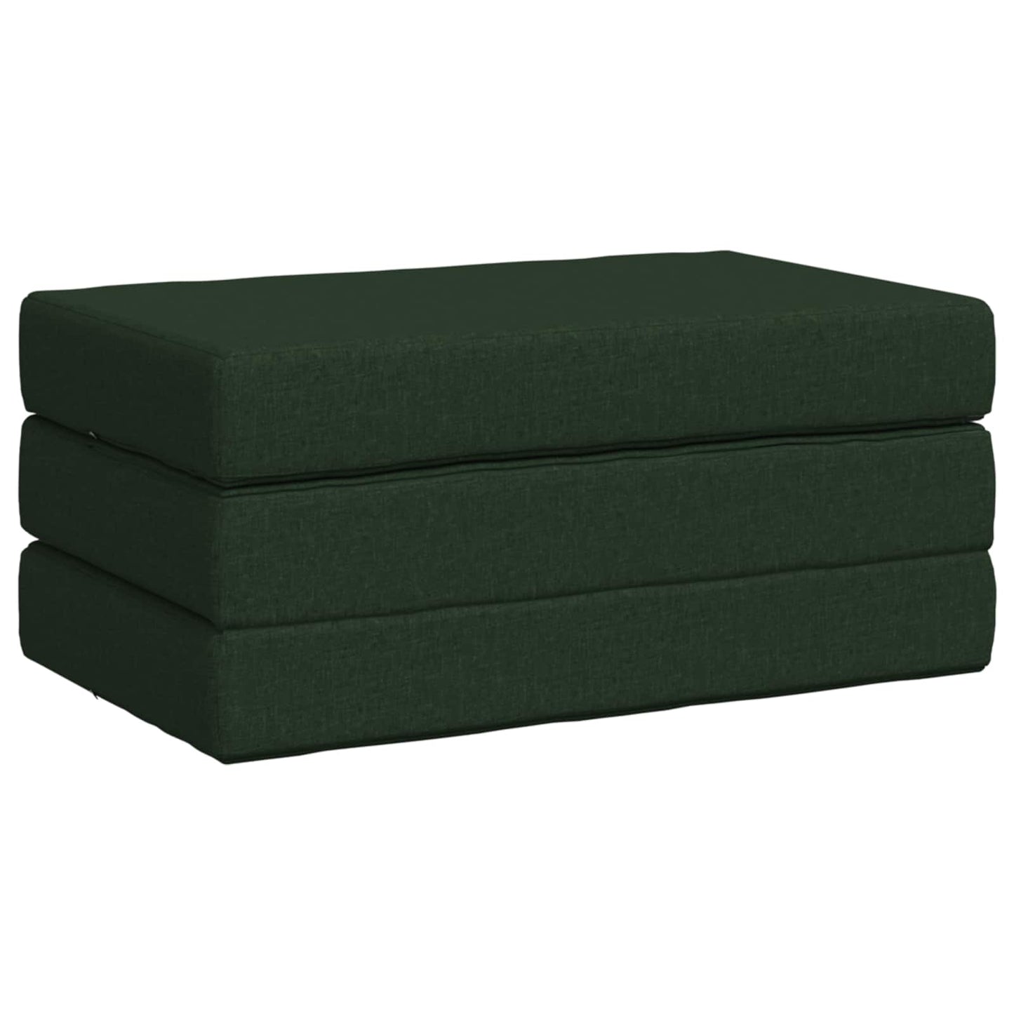 vidaXL Κρεβάτι Καναπέ Αναδιπλούμενο 80 x 67 x 45 cm Σκούρο Πράσινο