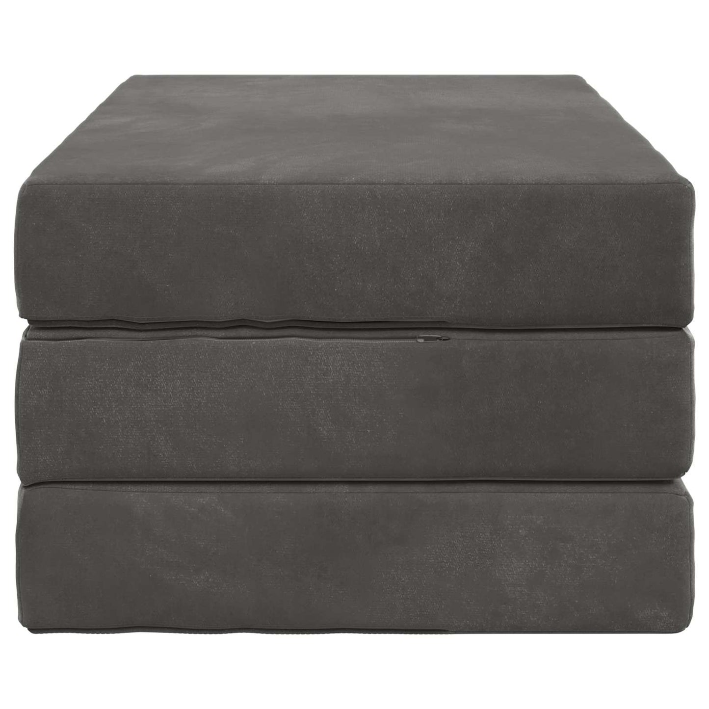 vidaXL Κρεβάτι Καναπέ Αναδιπλούμενο 200 x 80 x 15 cm Σκούρο Γκρι