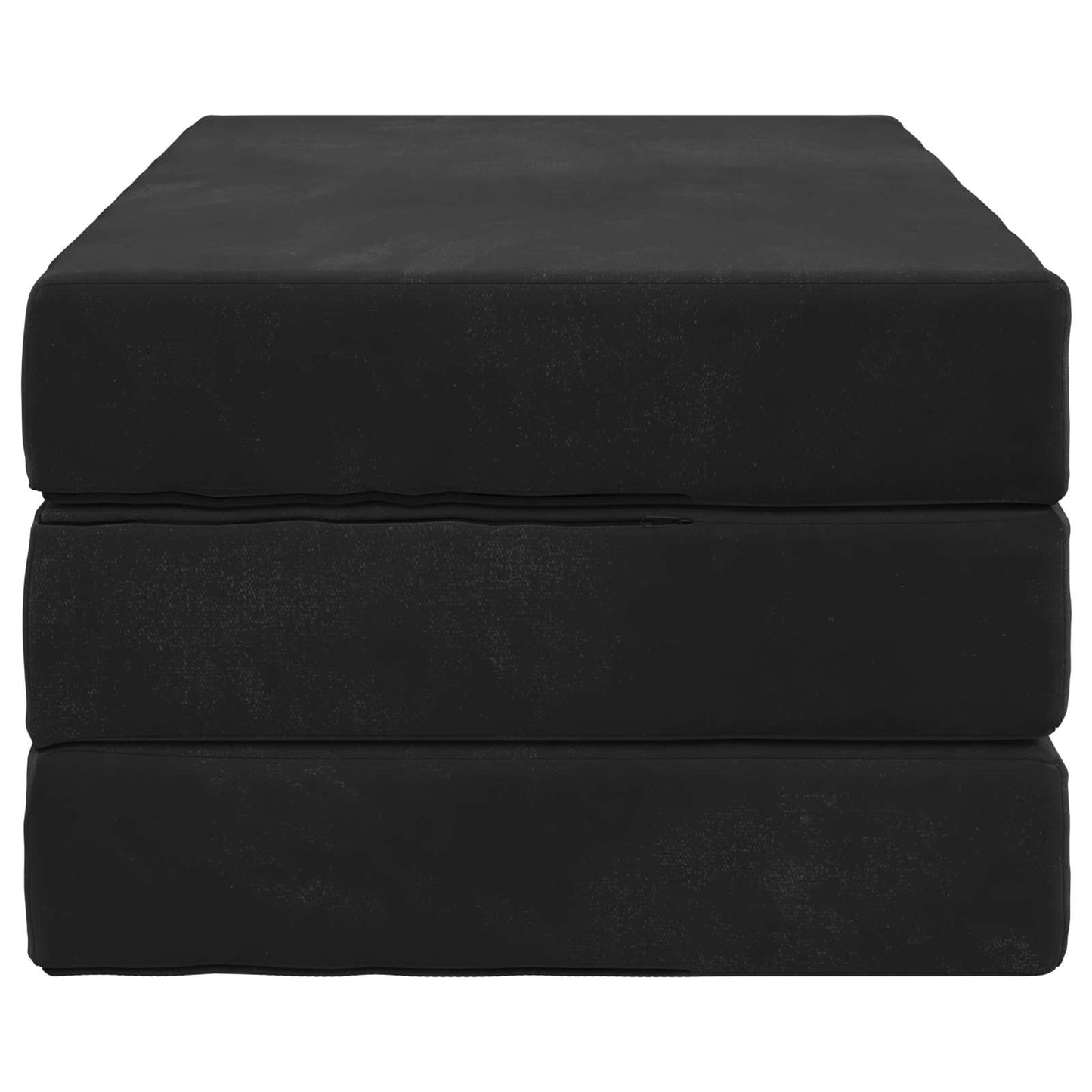 vidaXL Κρεβάτι Καναπέ Αναδιπλούμενο 200 x 80 x 15 cm Μαύρο
