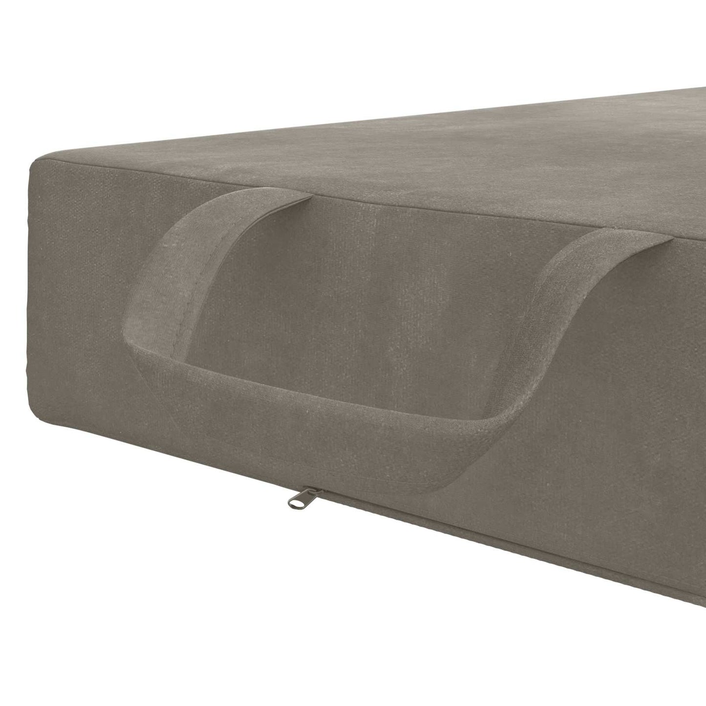 vidaXL Κρεβάτι Καναπέ Αναδιπλούμενο 200 x 90 x 15 cm Ανοιχτό γκρι