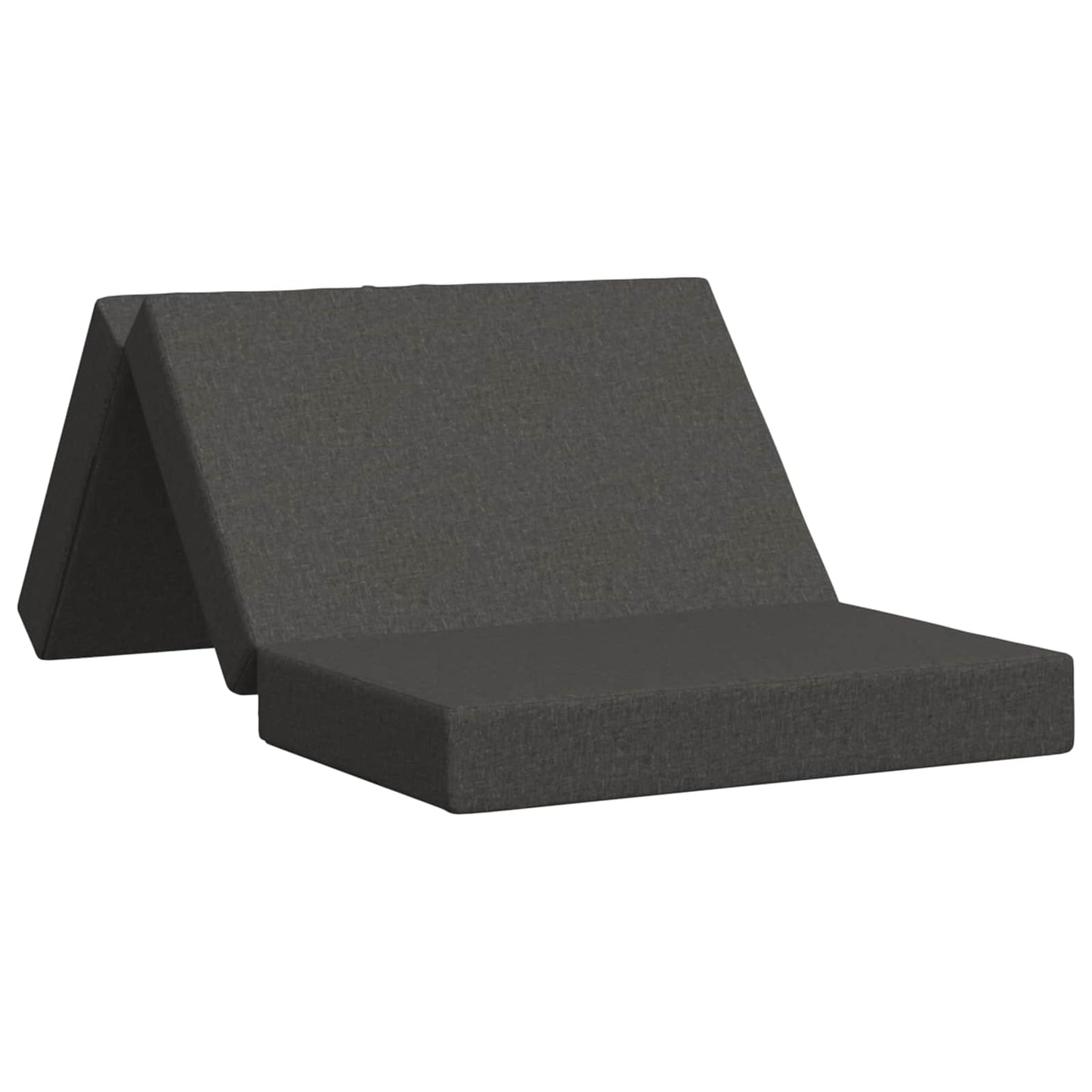 vidaXL Κρεβάτι Καναπέ Αναδιπλούμενο 200 x 100 x 15 cm Σκούρο Γκρι