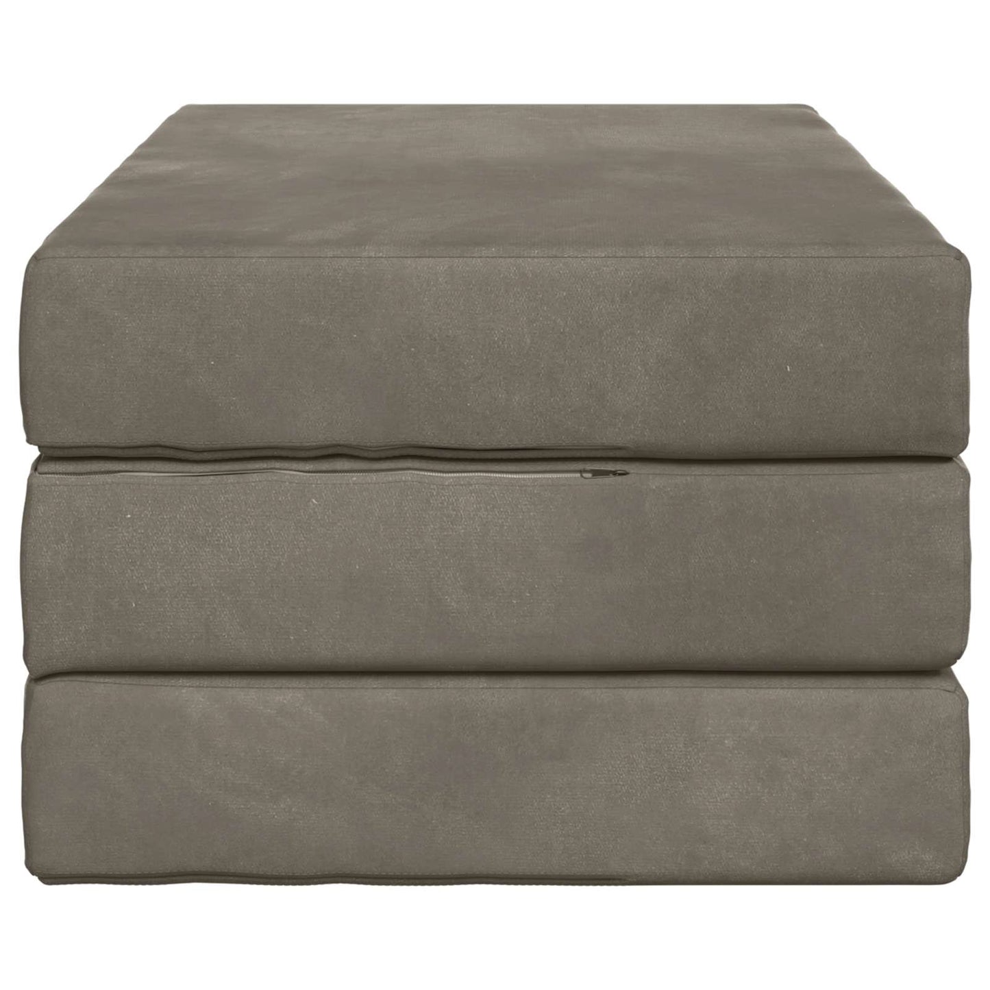 vidaXL Κρεβάτι Καναπέ Αναδιπλούμενο 200 x 100 x 15 cm Ανοιχτό γκρι