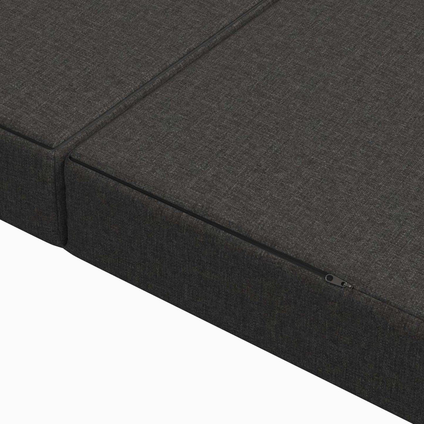 vidaXL Κρεβάτι Καναπέ Αναδιπλούμενο 200 x 120 x 15 cm Σκούρο Γκρι
