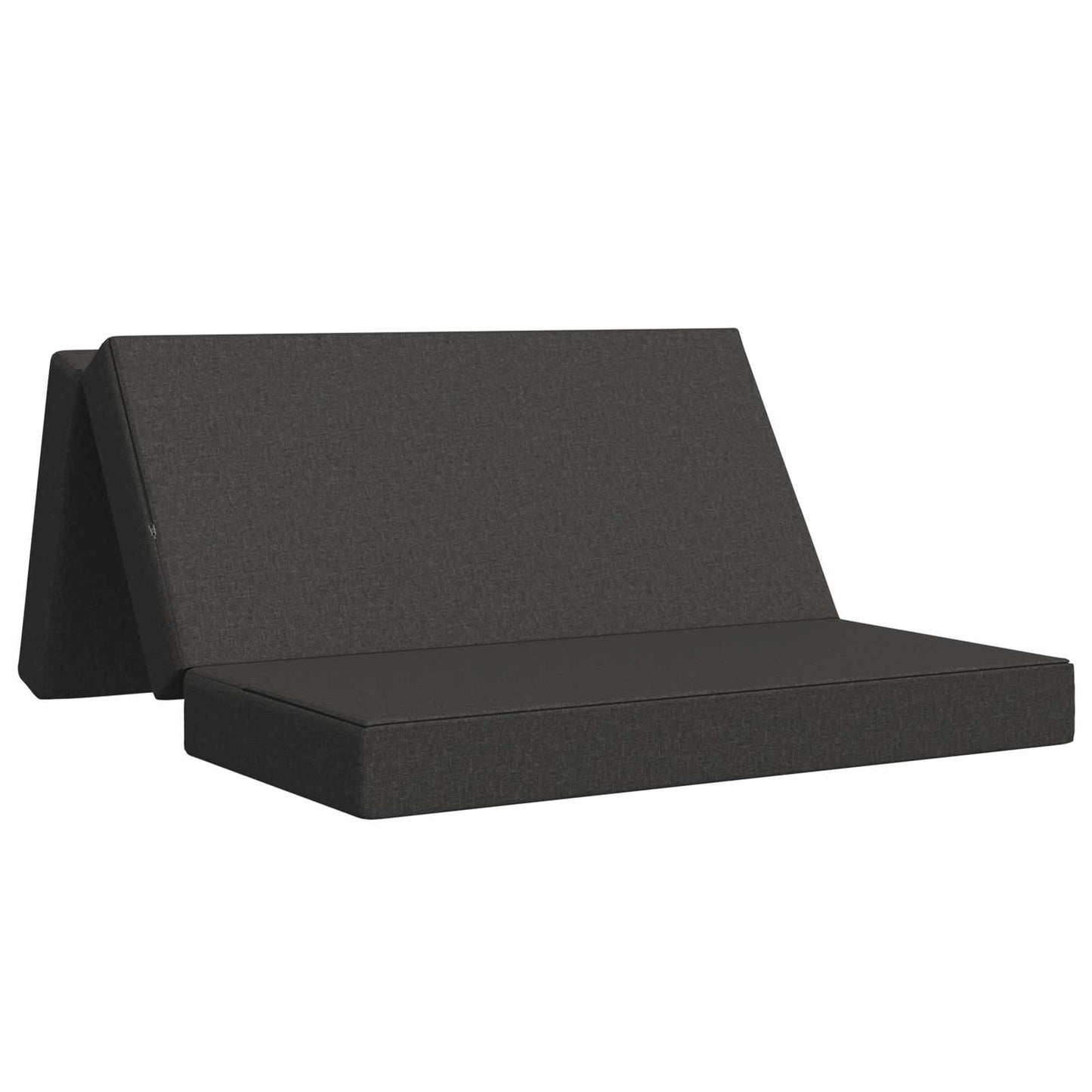 vidaXL Κρεβάτι Καναπέ Αναδιπλούμενο 200 x 120 x 15 cm Σκούρο Γκρι