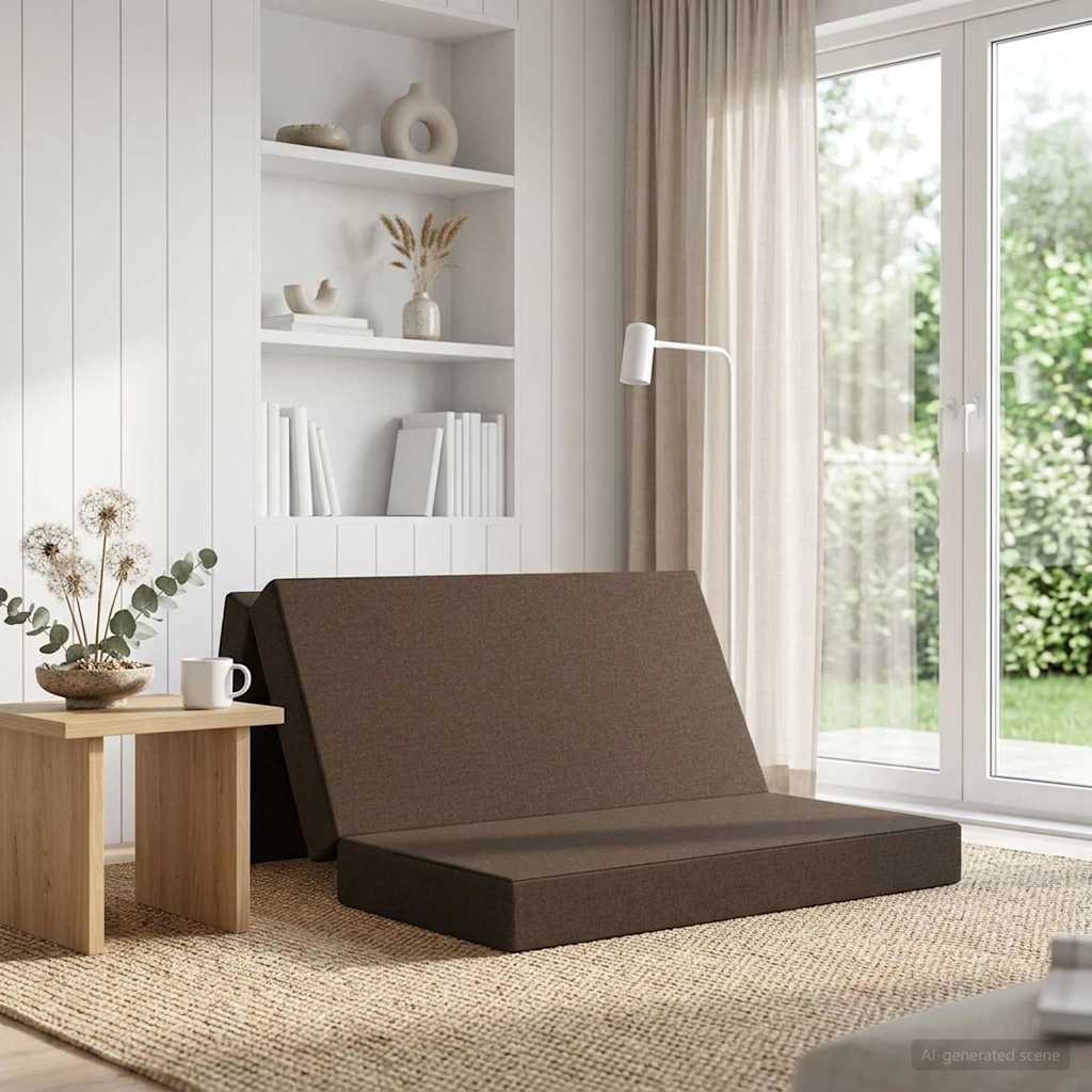 vidaXL Κρεβάτι Καναπέ Αναδιπλούμενο 140 x 67 x 45 cm Taupe