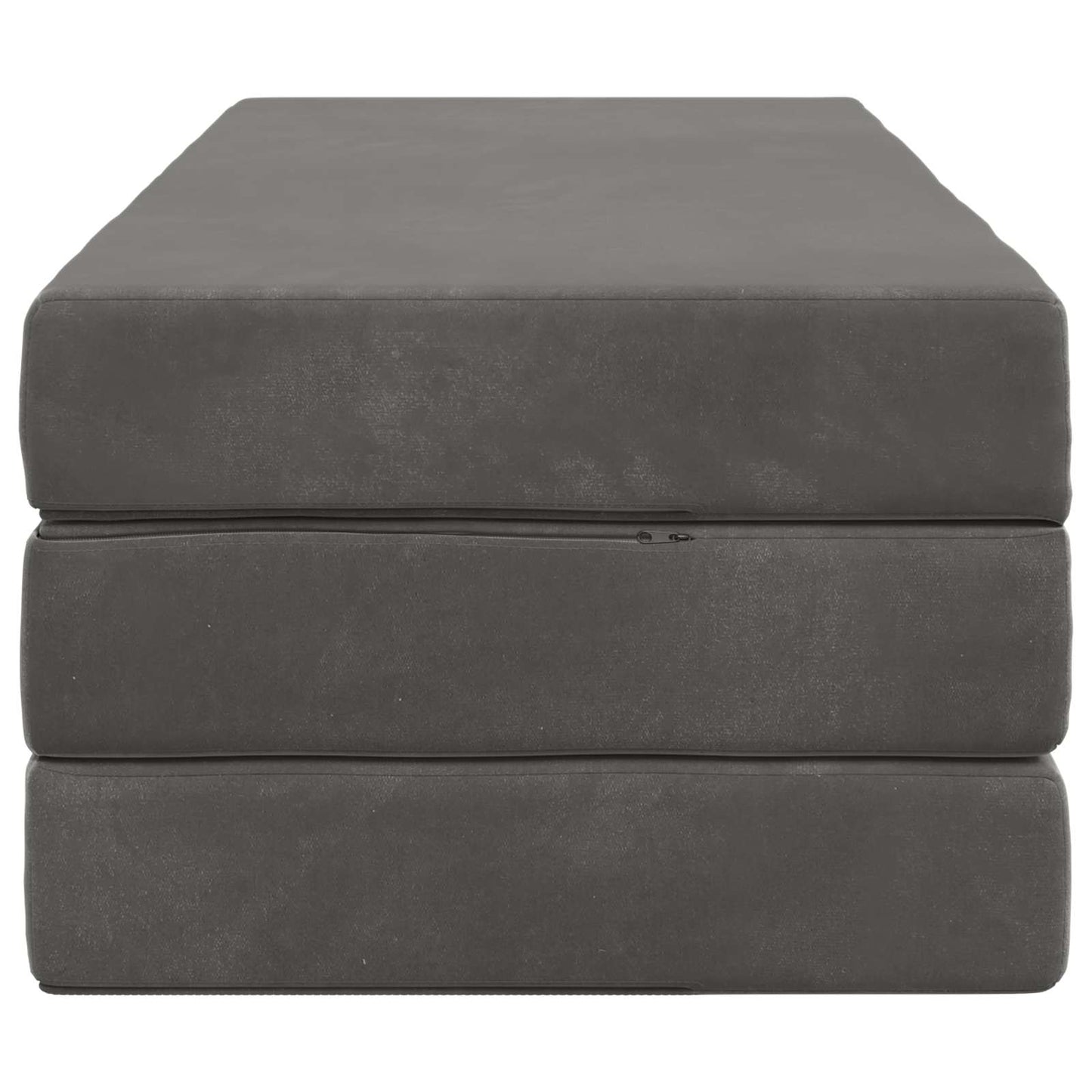 vidaXL Κρεβάτι Καναπέ Αναδιπλούμενο 200 x 120 x 15 cm Σκούρο Γκρι