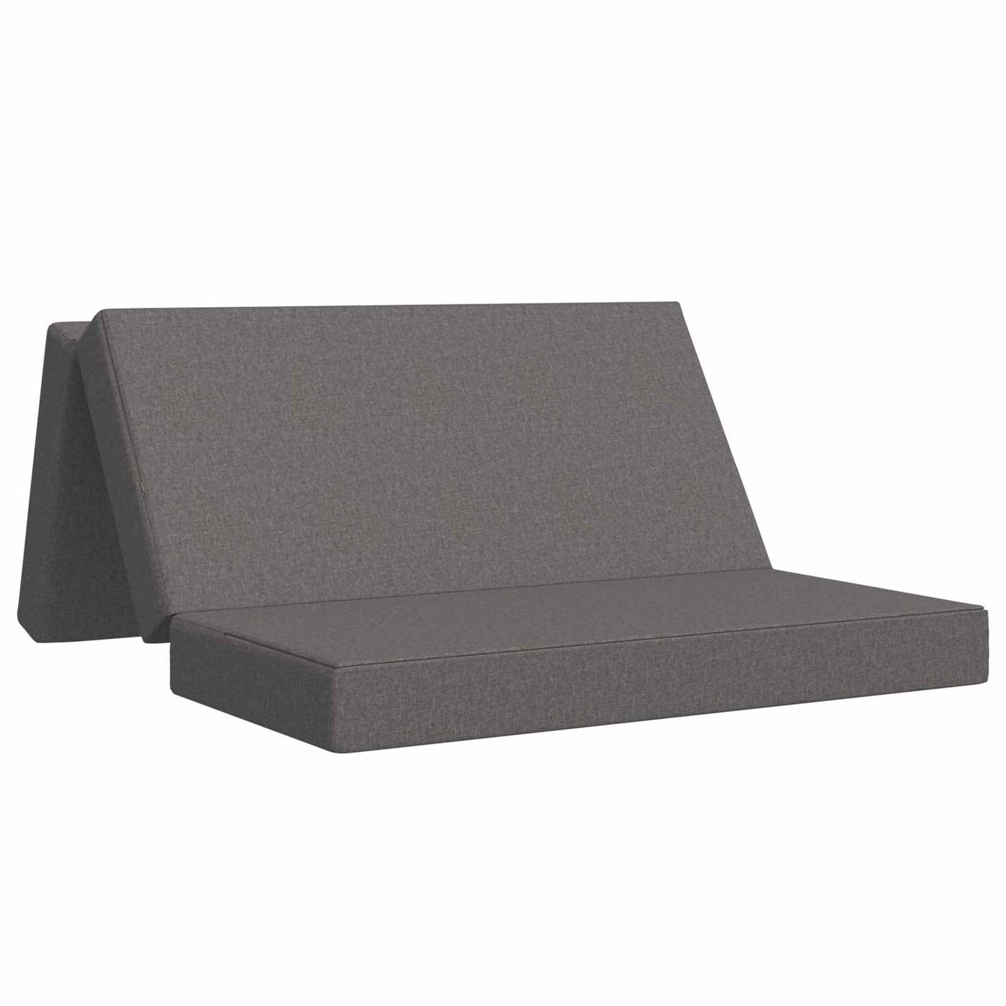 vidaXL Κρεβάτι Καναπέ Αναδιπλούμενο 200 x 140 x 15 cm Ανοιχτό γκρι