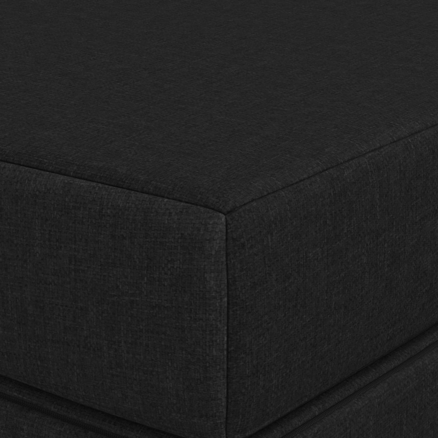 vidaXL Κρεβάτι Καναπέ Αναδιπλούμενο 140 x 67 x 45 εκ Μαύρο