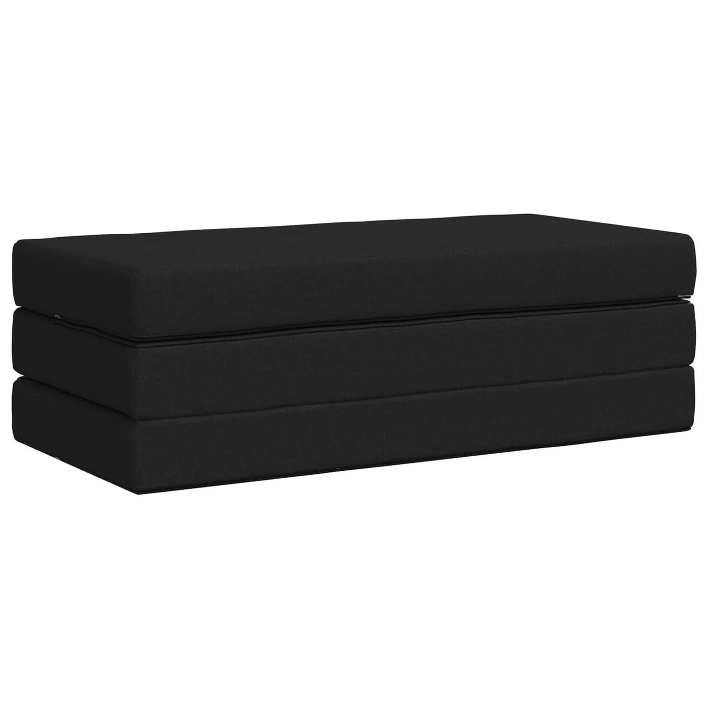 vidaXL Κρεβάτι Καναπέ Αναδιπλούμενο 140 x 67 x 45 εκ Μαύρο