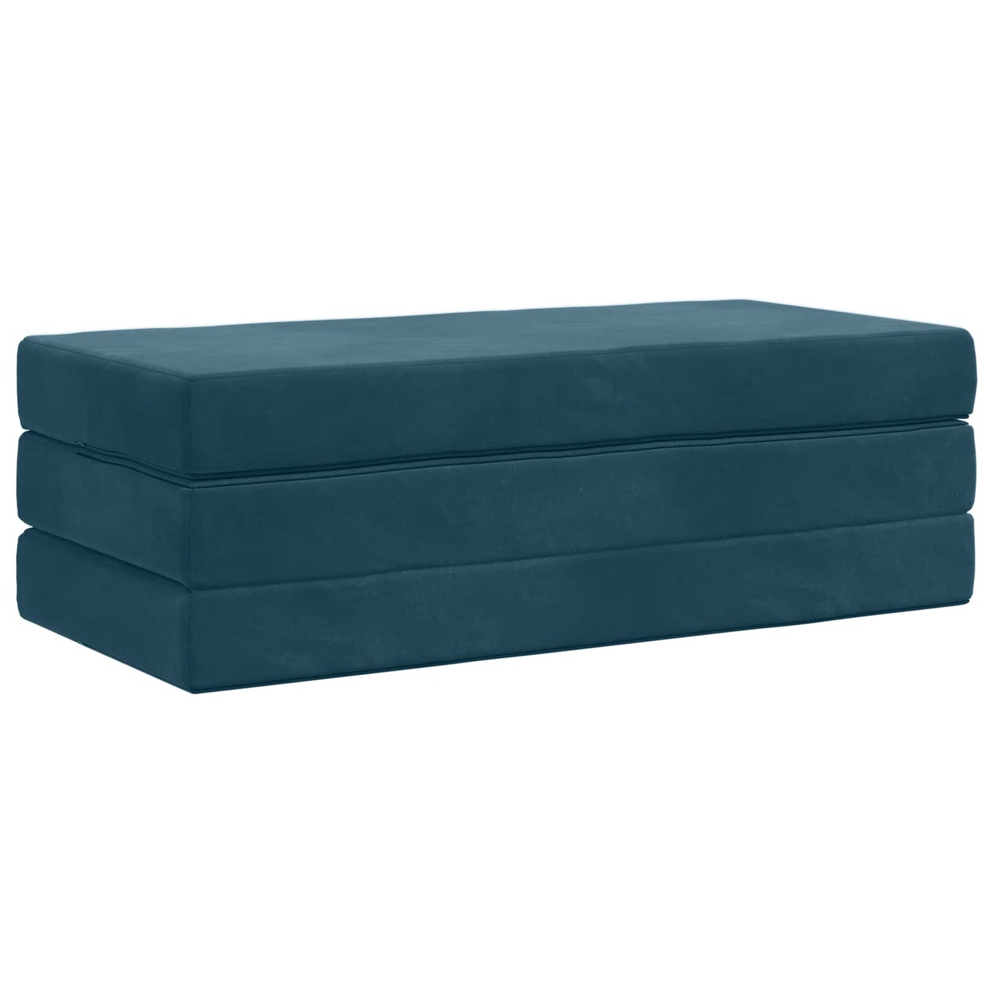 vidaXL Κρεβάτι Καναπέ Αναδιπλούμενο 140 x 67 x 45 cm Μπλε
