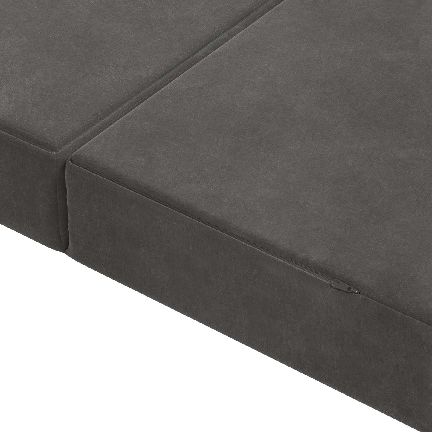vidaXL Κρεβάτι Καναπέ Αναδιπλούμενο 200 x 140 x 15 cm Σκούρο Γκρι