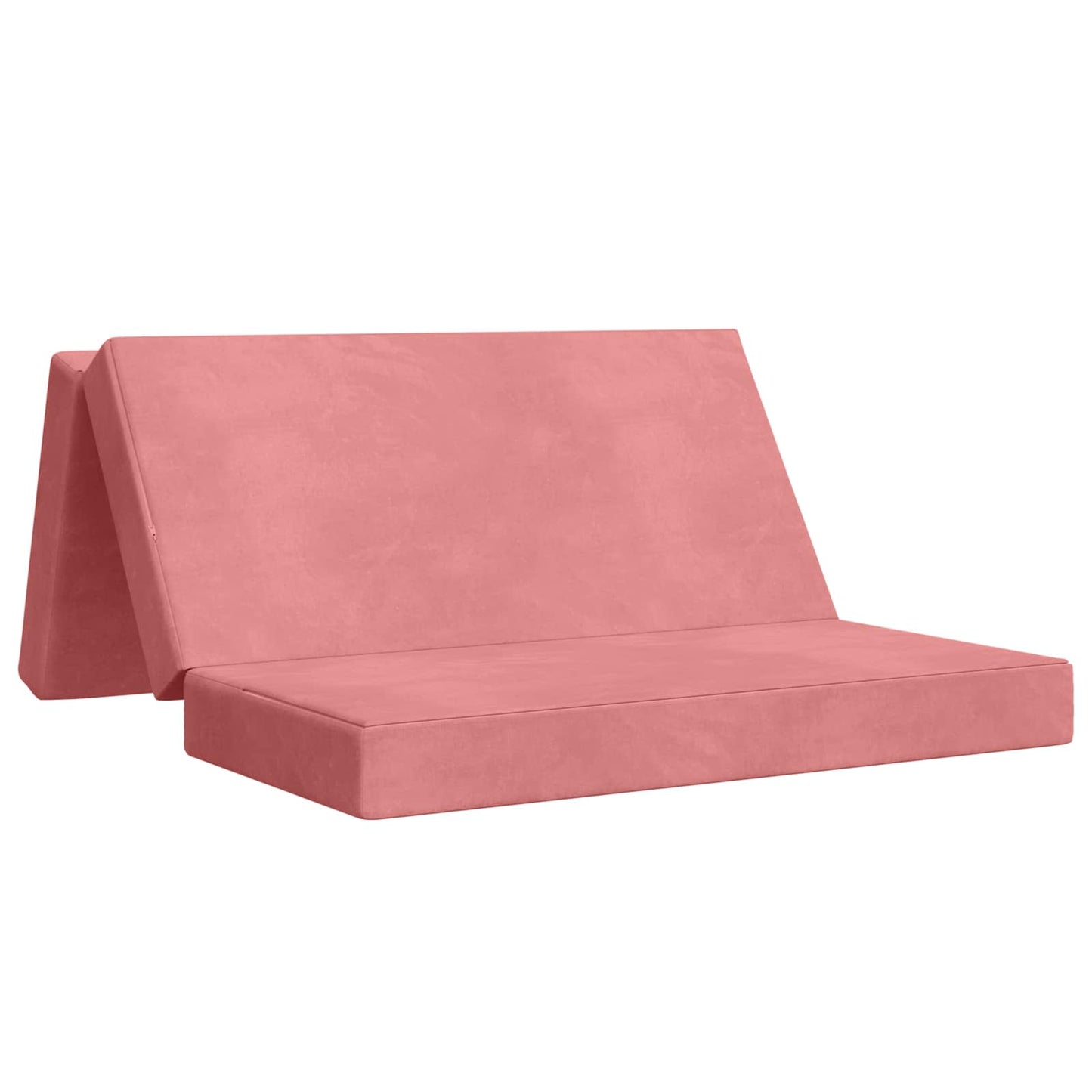 vidaXL Κρεβάτι Καναπέ Αναδιπλούμενο 160 x 67 x 45 cm Ροζ