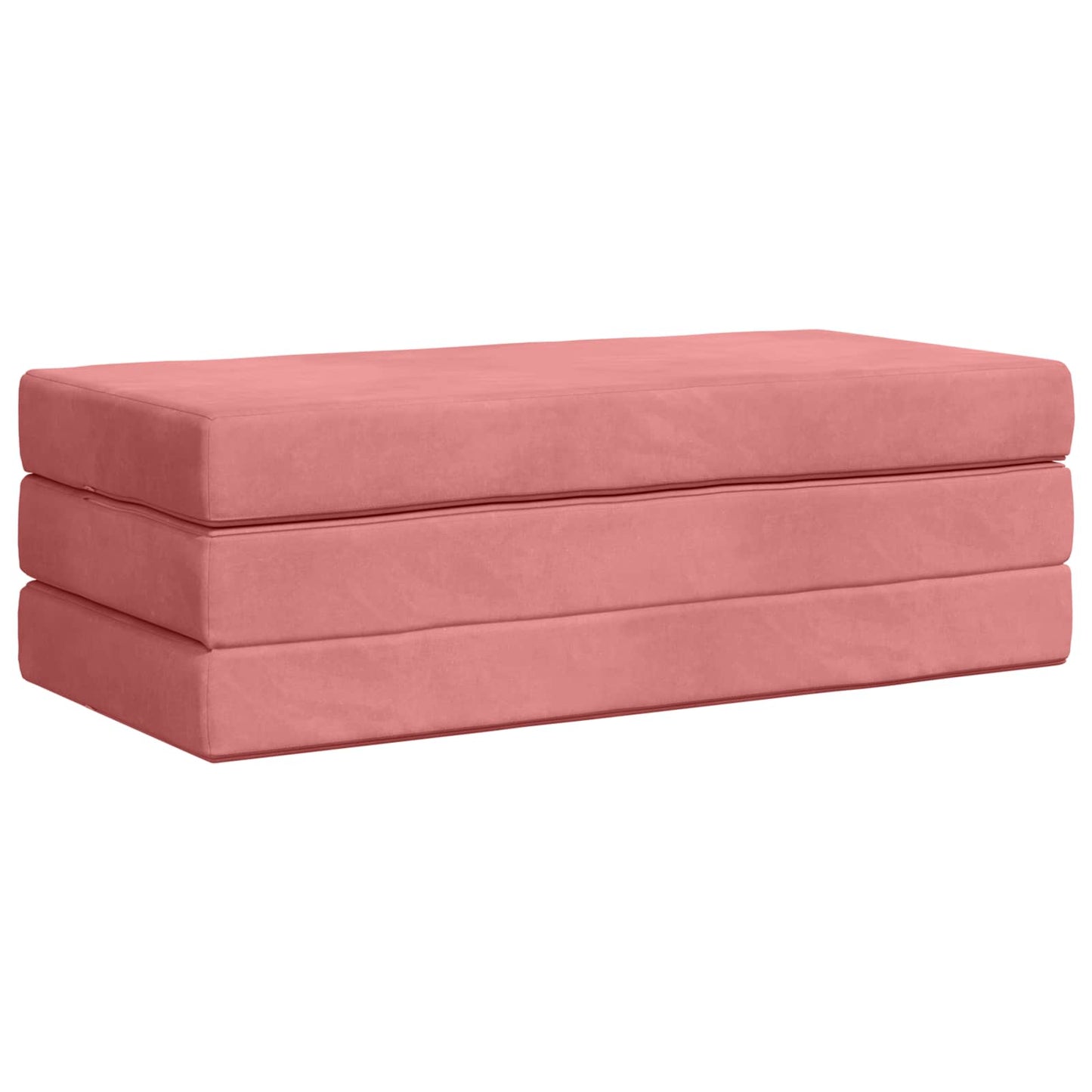 vidaXL Κρεβάτι Καναπέ Αναδιπλούμενο 160 x 67 x 45 cm Ροζ